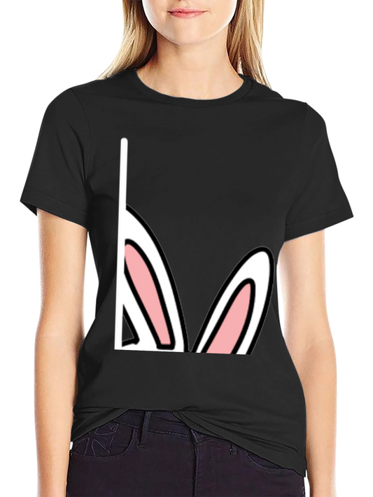 Easter Bunny Ears Peek T-Shirt - Fun Holiday Apparel