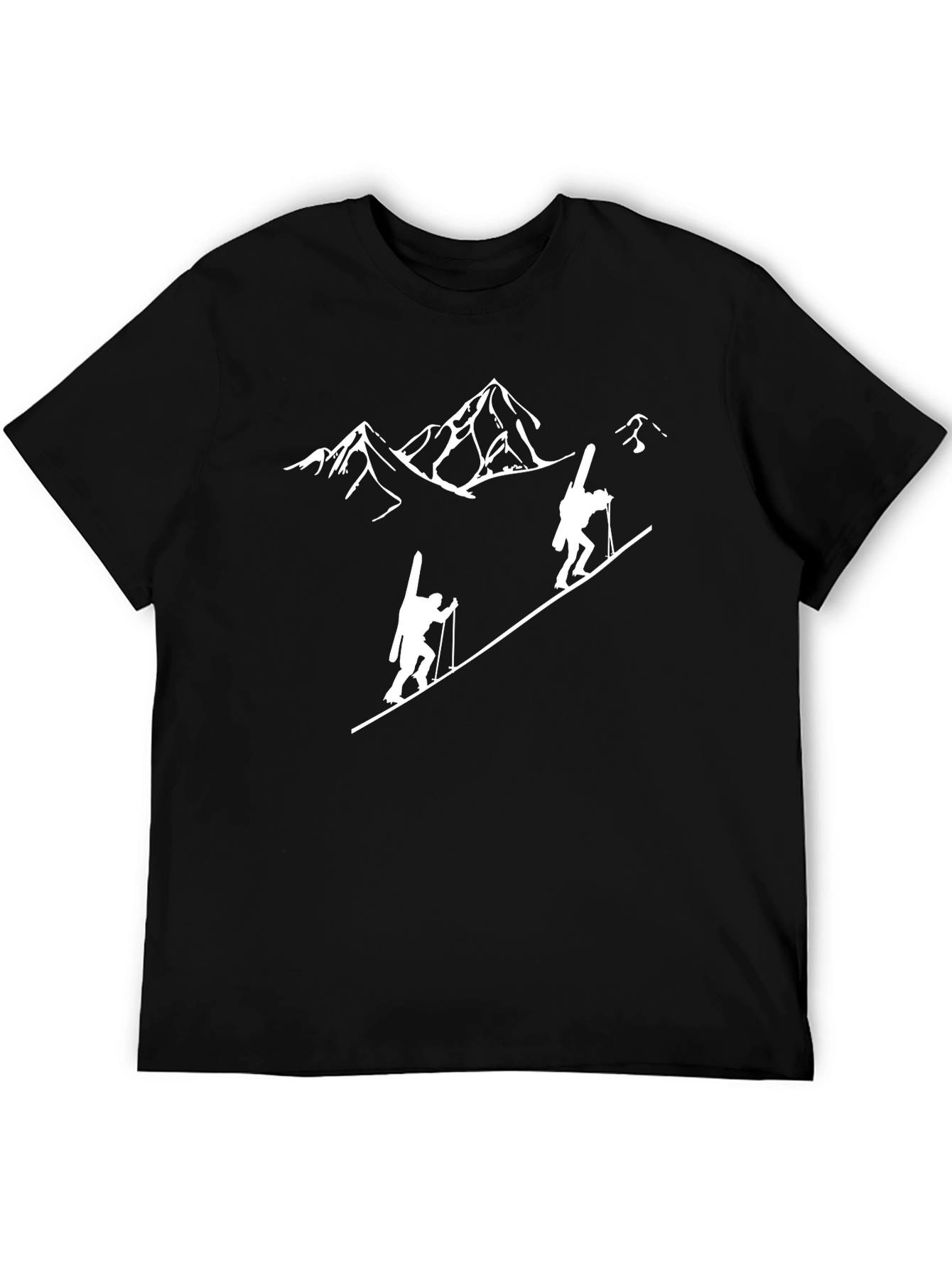 Mountain Climber Graphic T-Shirt - Black