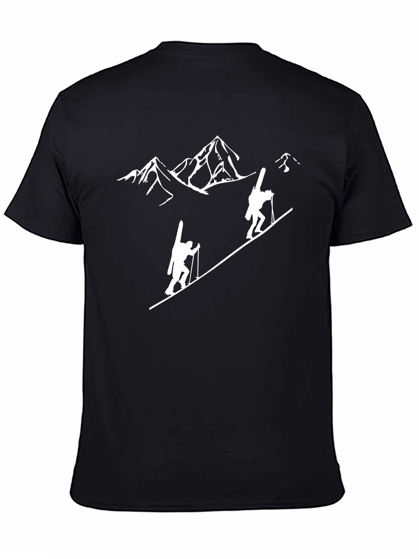 Mountain Climber Graphic T-Shirt - Black