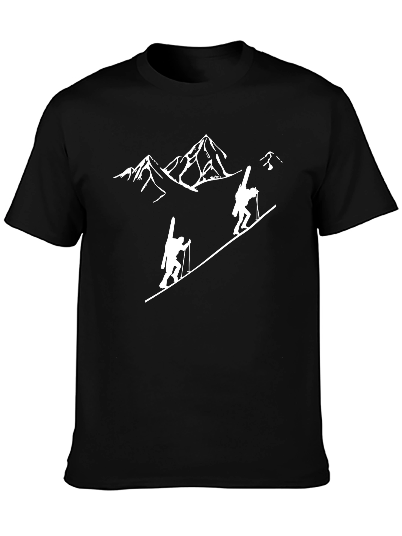 Mountain Climber Graphic T-Shirt - Black