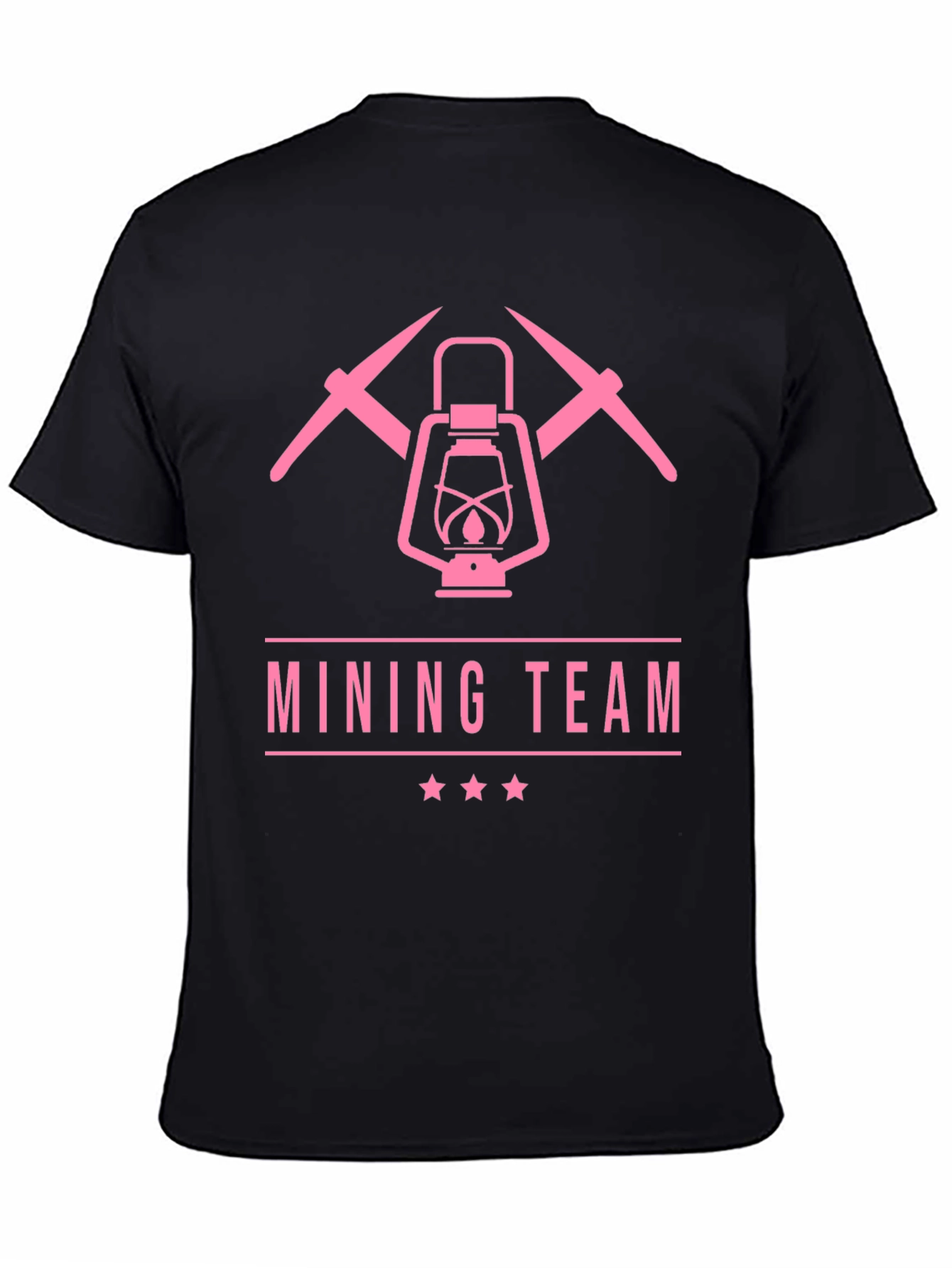 Mining Team Graphic T-Shirt - Miners Lantern & Pickaxes