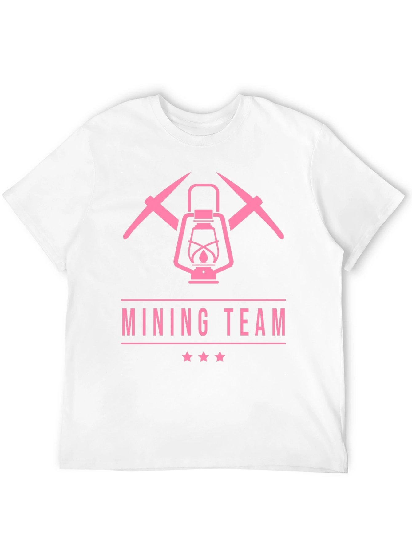 Mining Team Graphic T-Shirt - Miners Lantern & Pickaxes