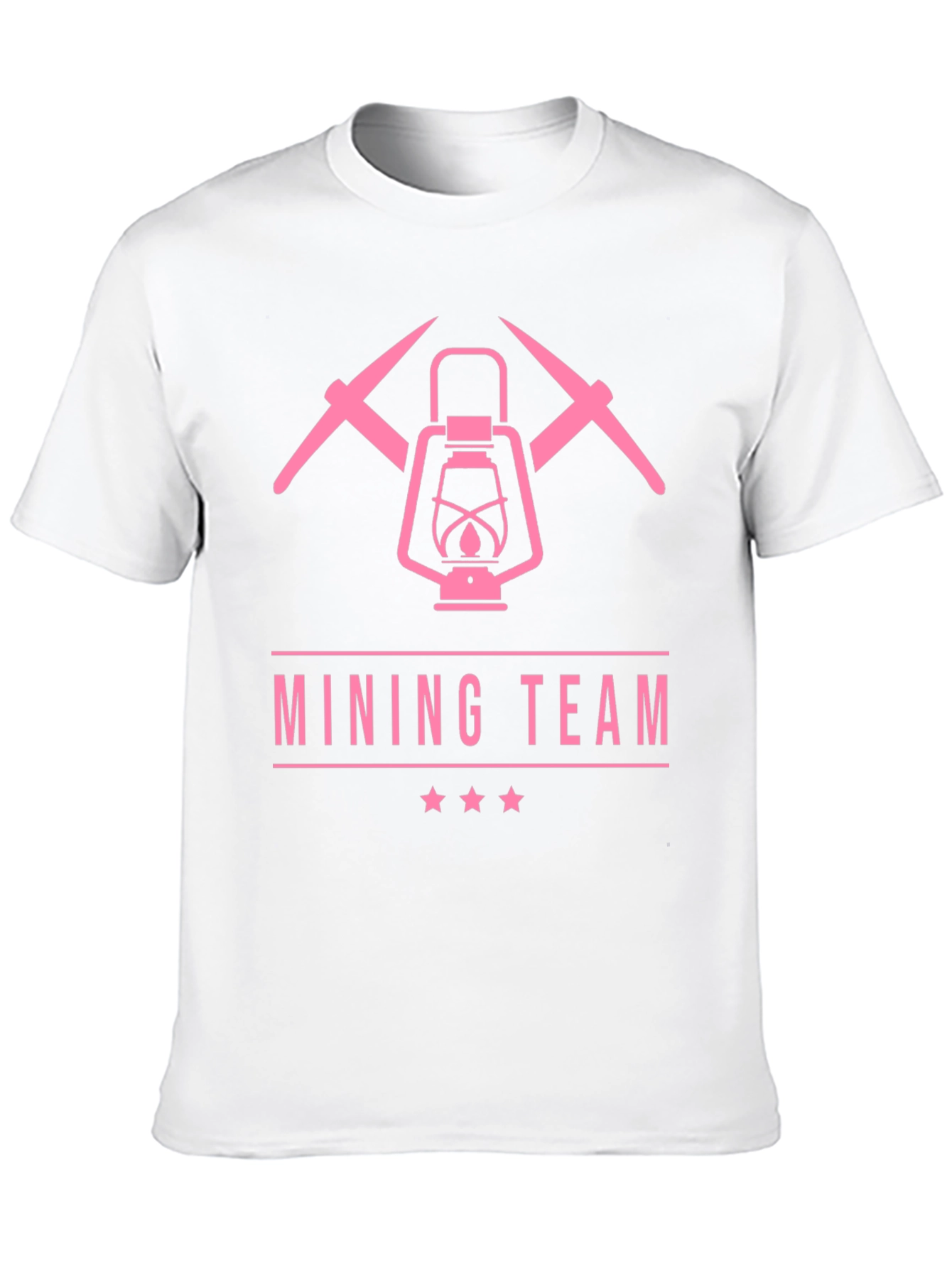 Mining Team Graphic T-Shirt - Miners Lantern & Pickaxes