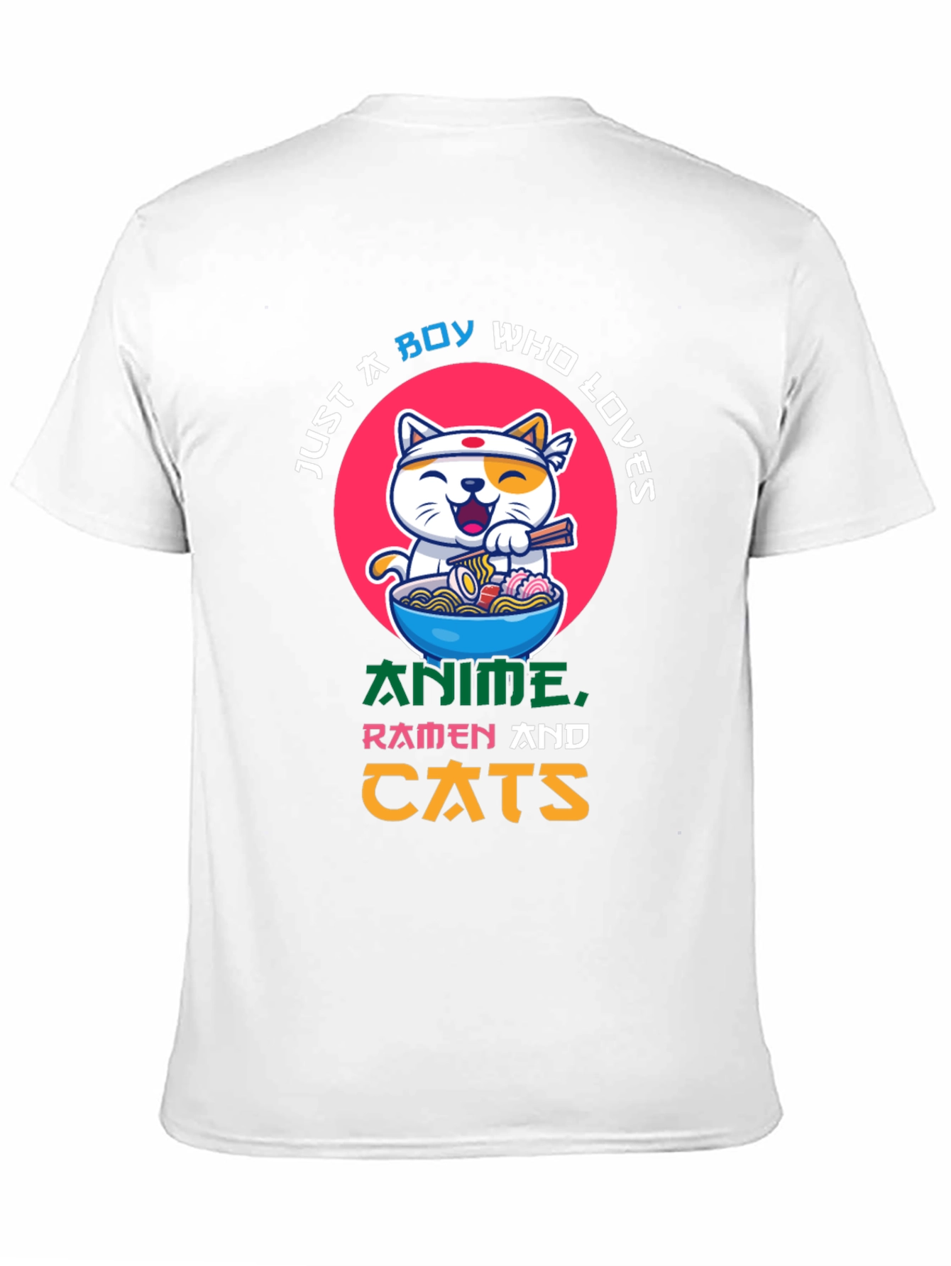 Anime Ramen Cat Lover T-Shirt