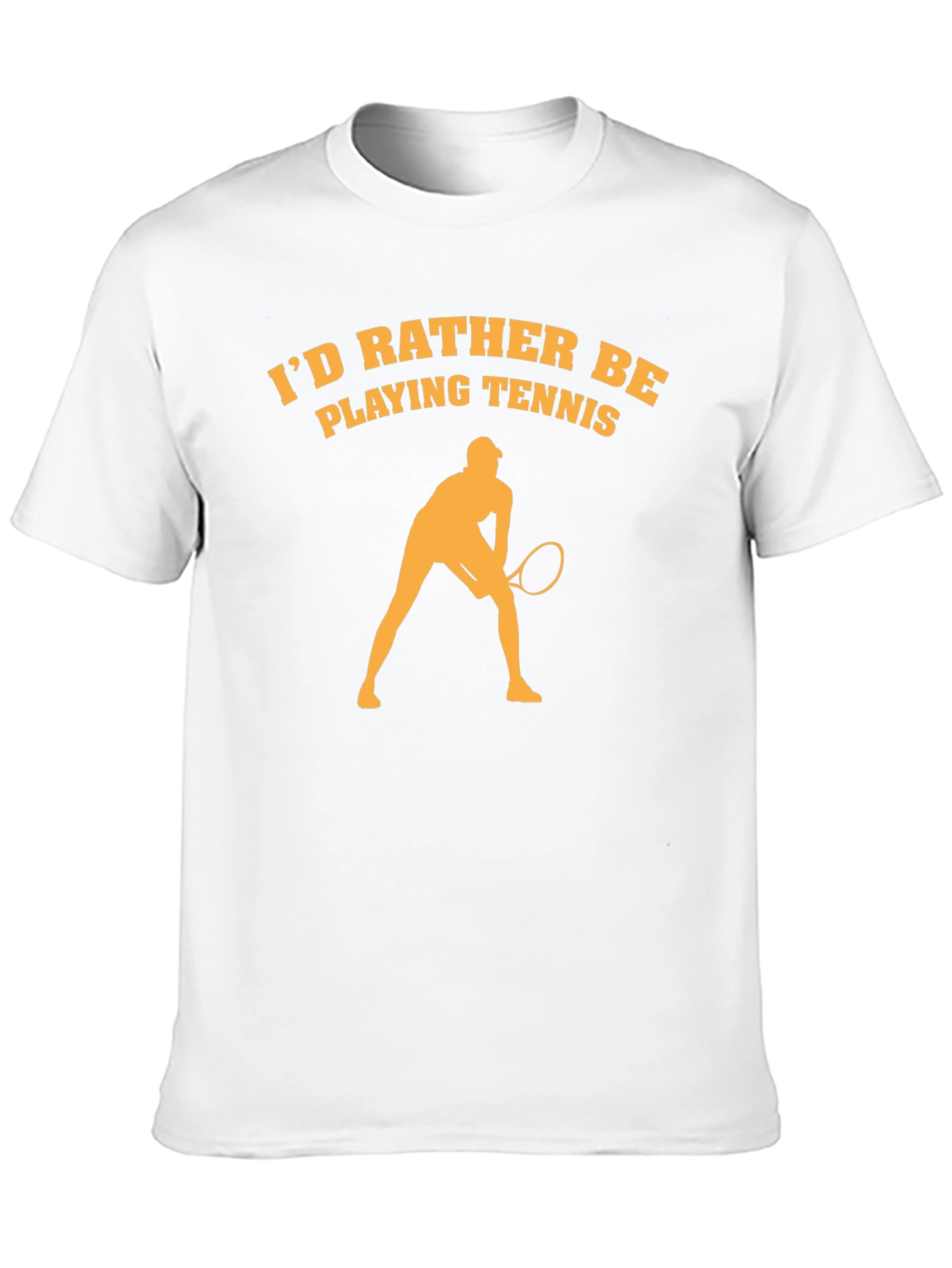 Tennis Lovers Tee: Id Rather Be Playing Tennis