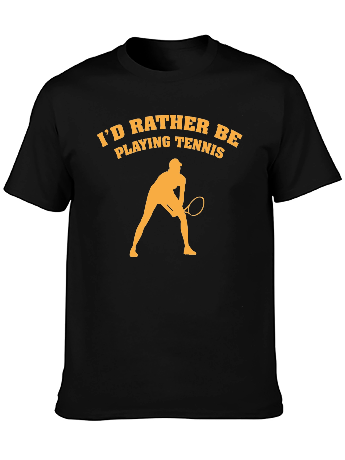 Tennis Lovers Tee: Id Rather Be Playing Tennis