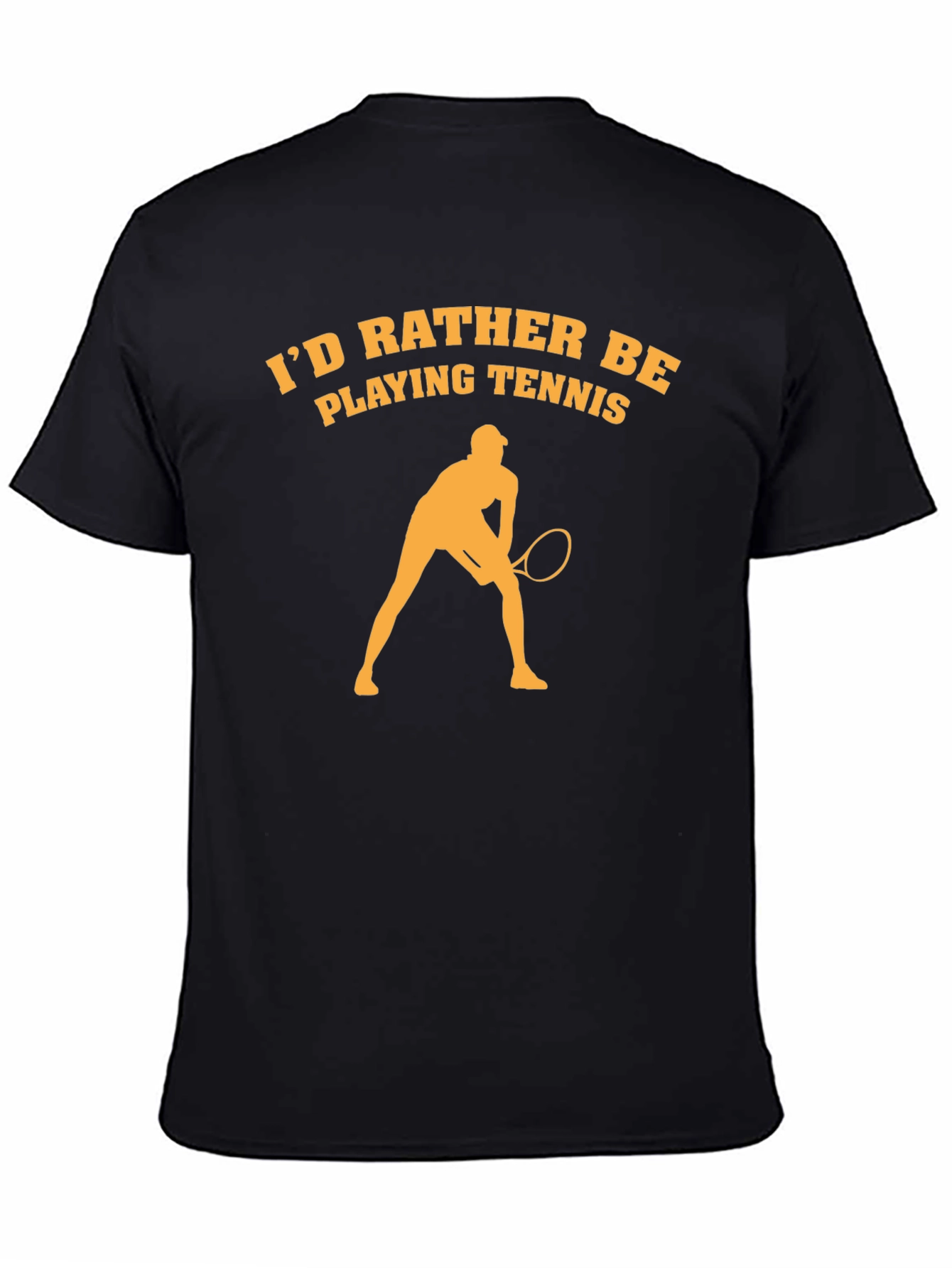 Tennis Lovers Tee: Id Rather Be Playing Tennis