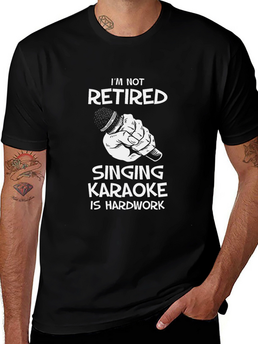 Funny Karaoke Retirement T-Shirt