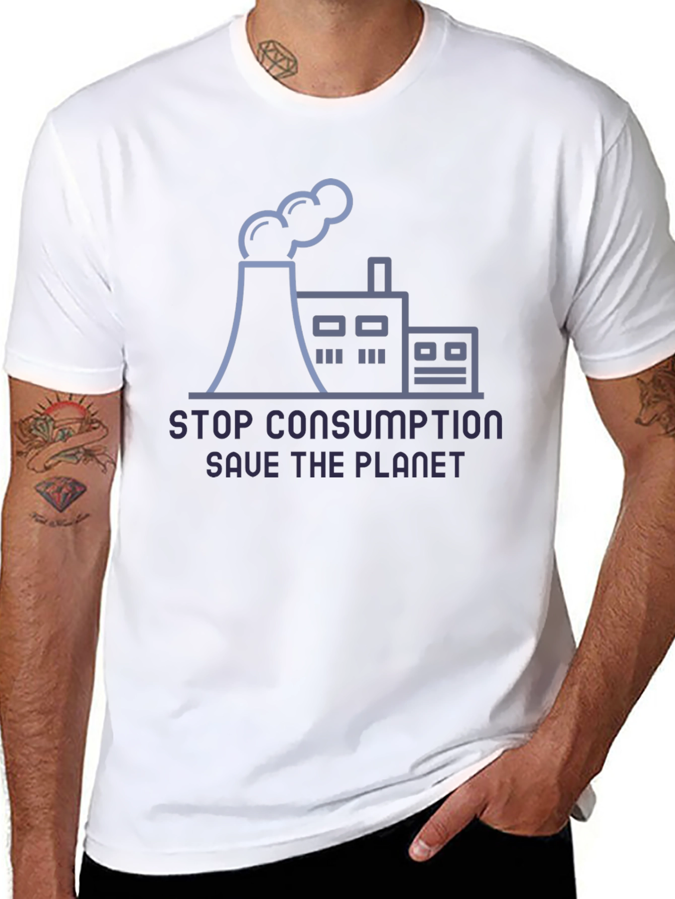 Eco-Awareness Graphic Tee - Save The Planet!