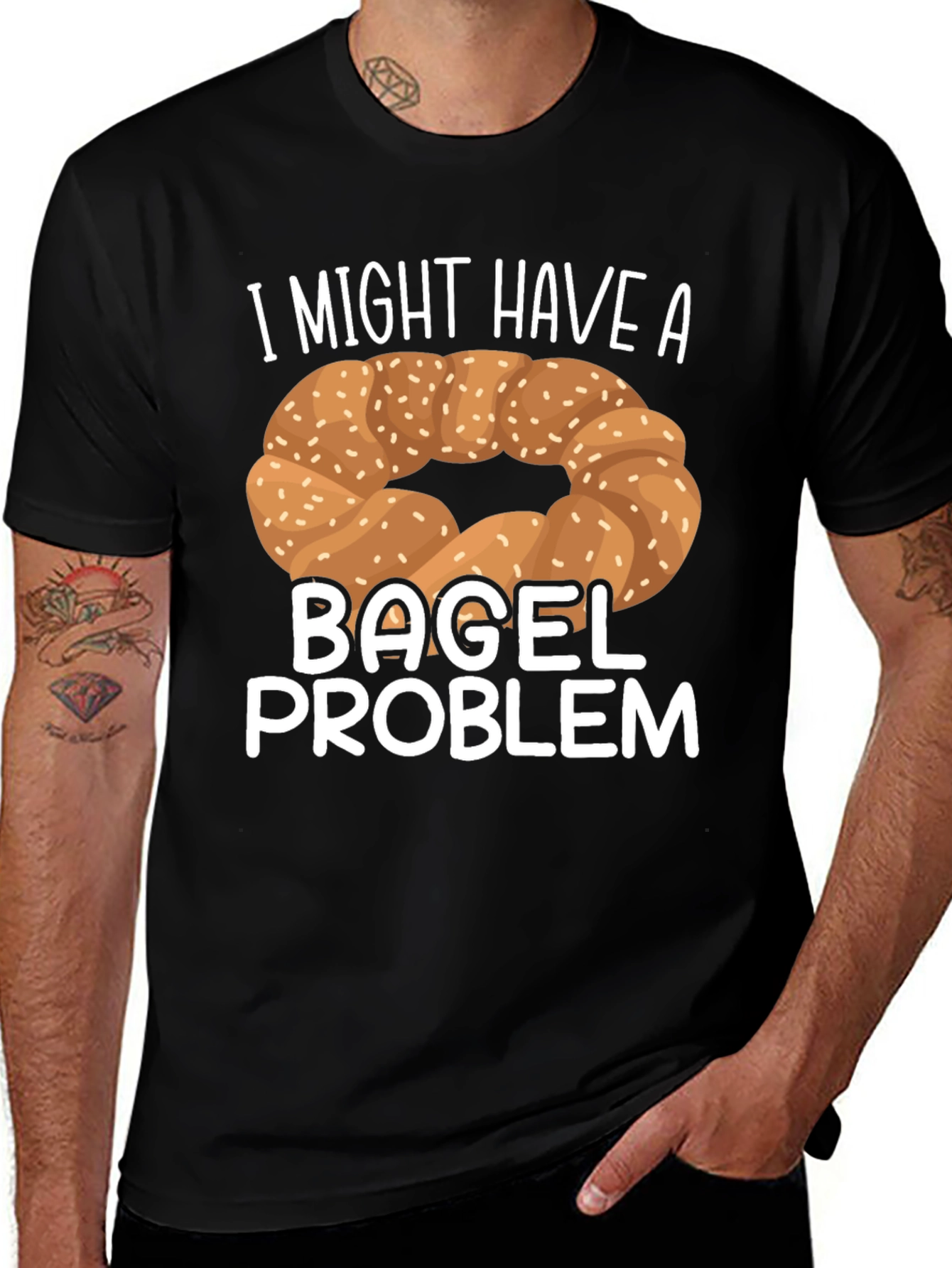Funny Bagel Problem T-Shirt