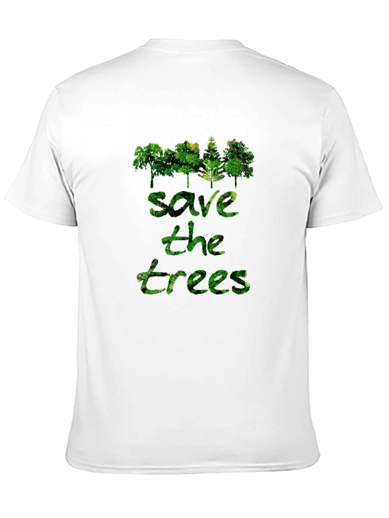 Save the Trees Graphic Print T-Shirt