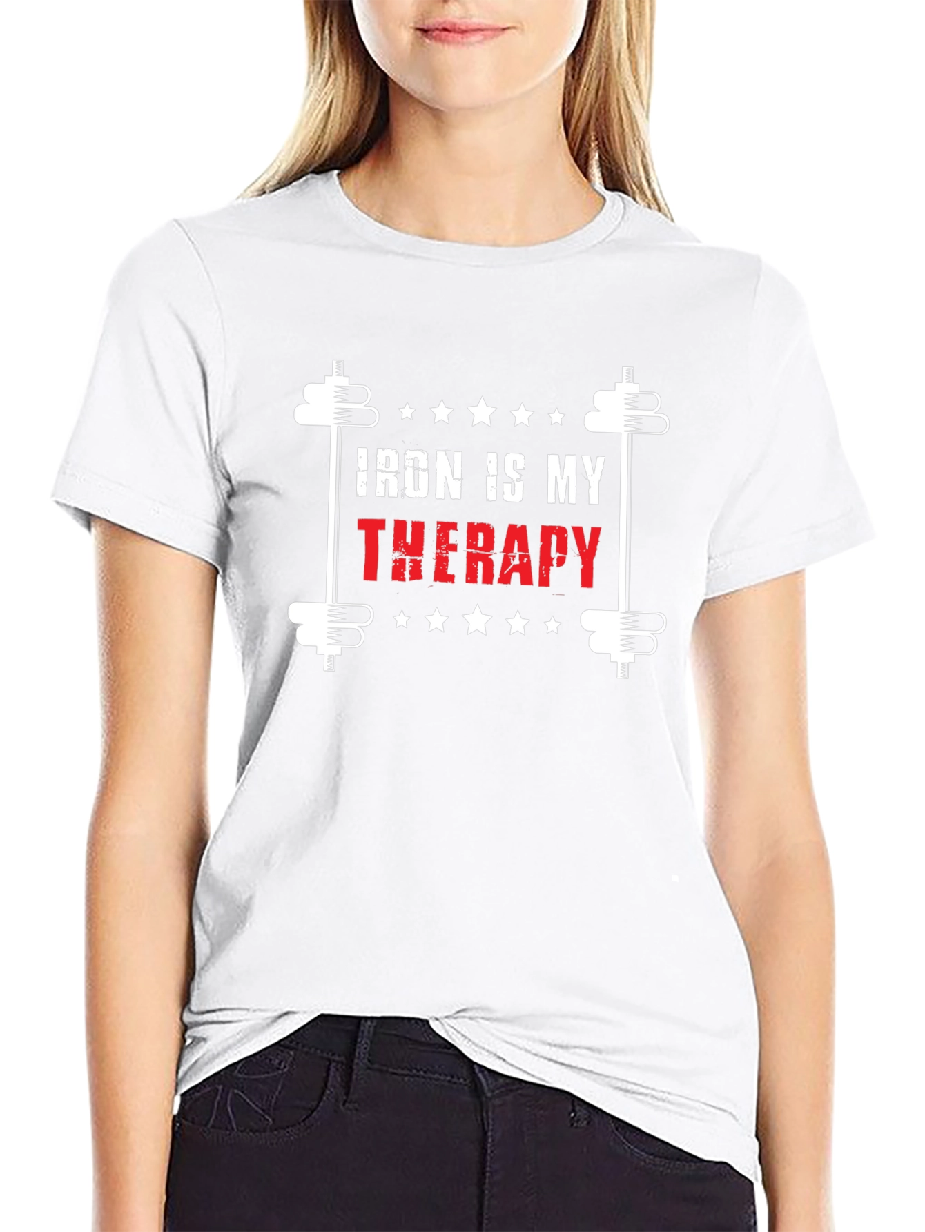 Iron Therapy Black Graphic T-Shirt