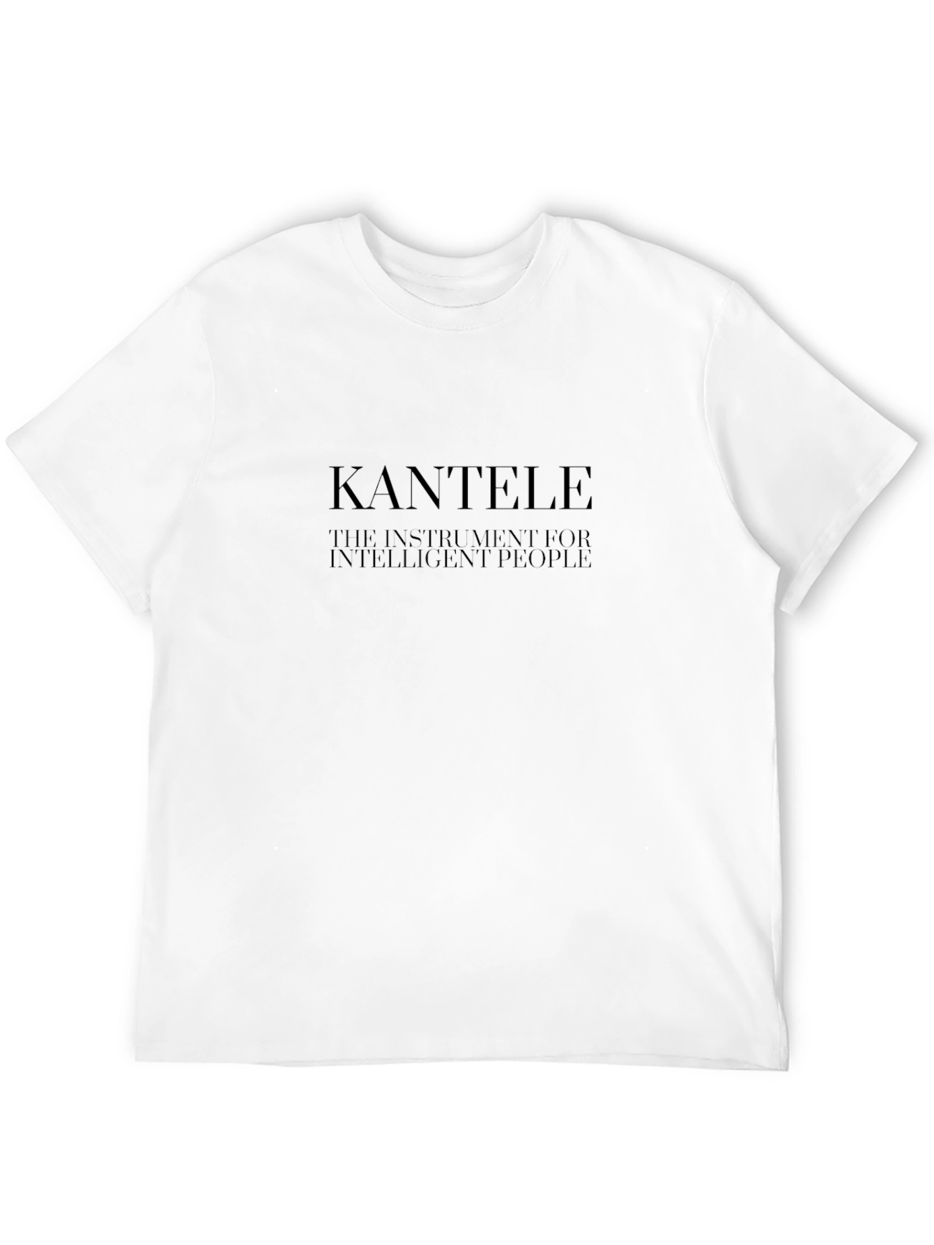 Kantelle Instrument T-Shirt - Intelligent People Tee