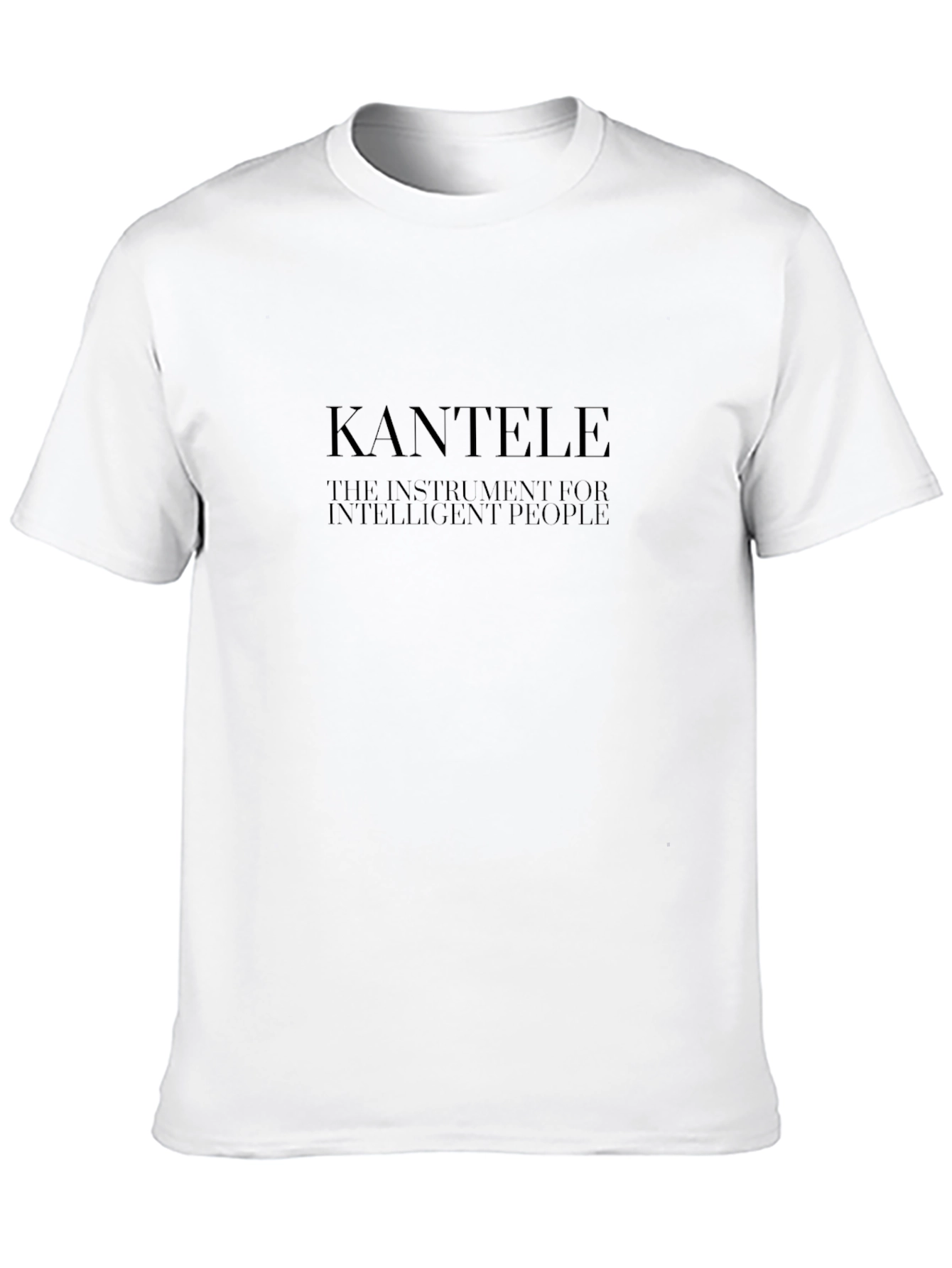 Kantelle Instrument T-Shirt - Intelligent People Tee