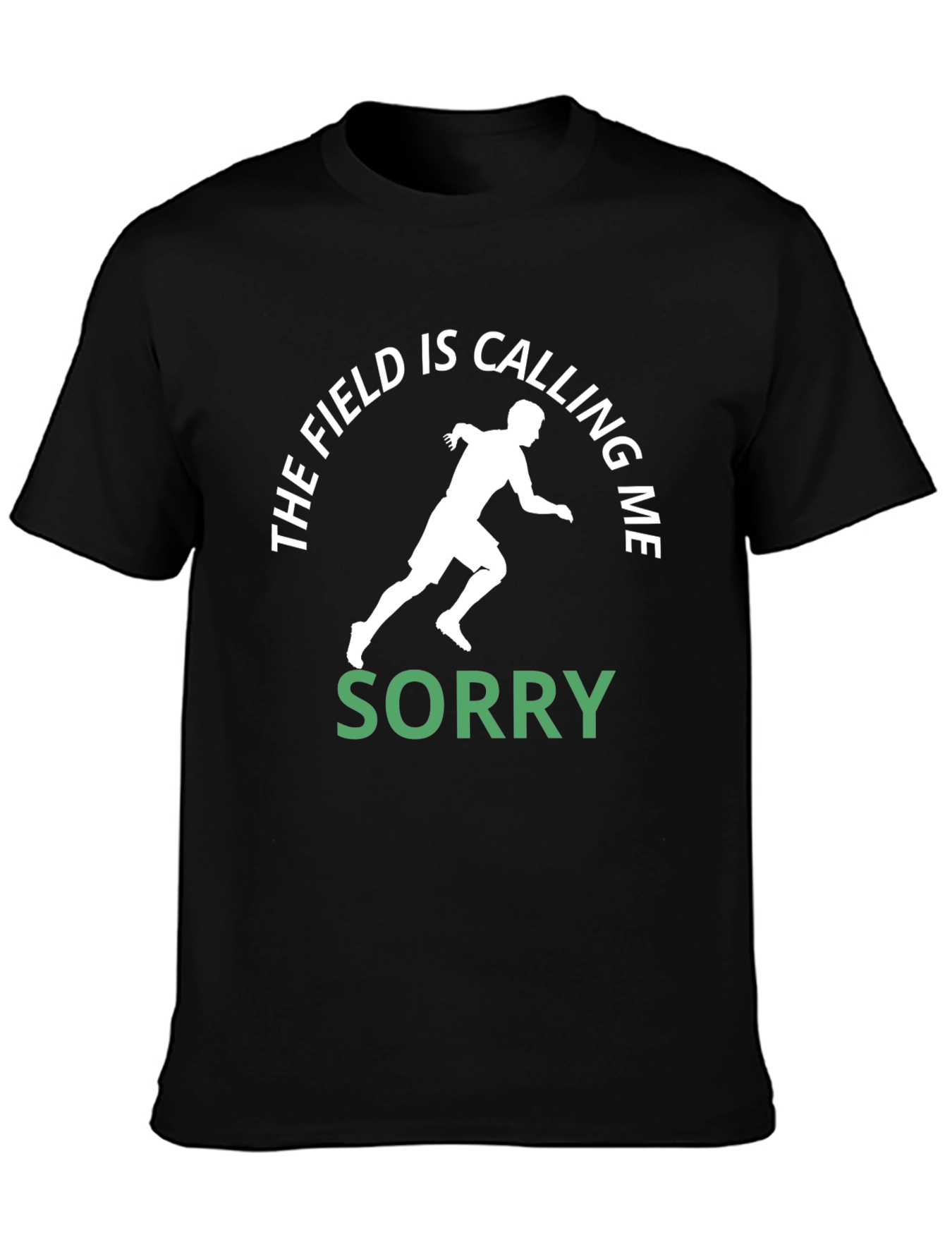 The Field is Calling Me Black T-Shirt