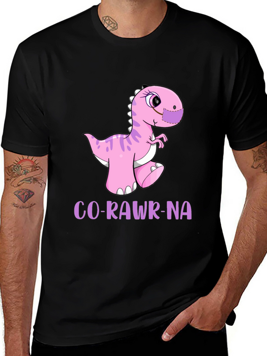Funny Dinosaur Co-Rawr-Na T-Shirt