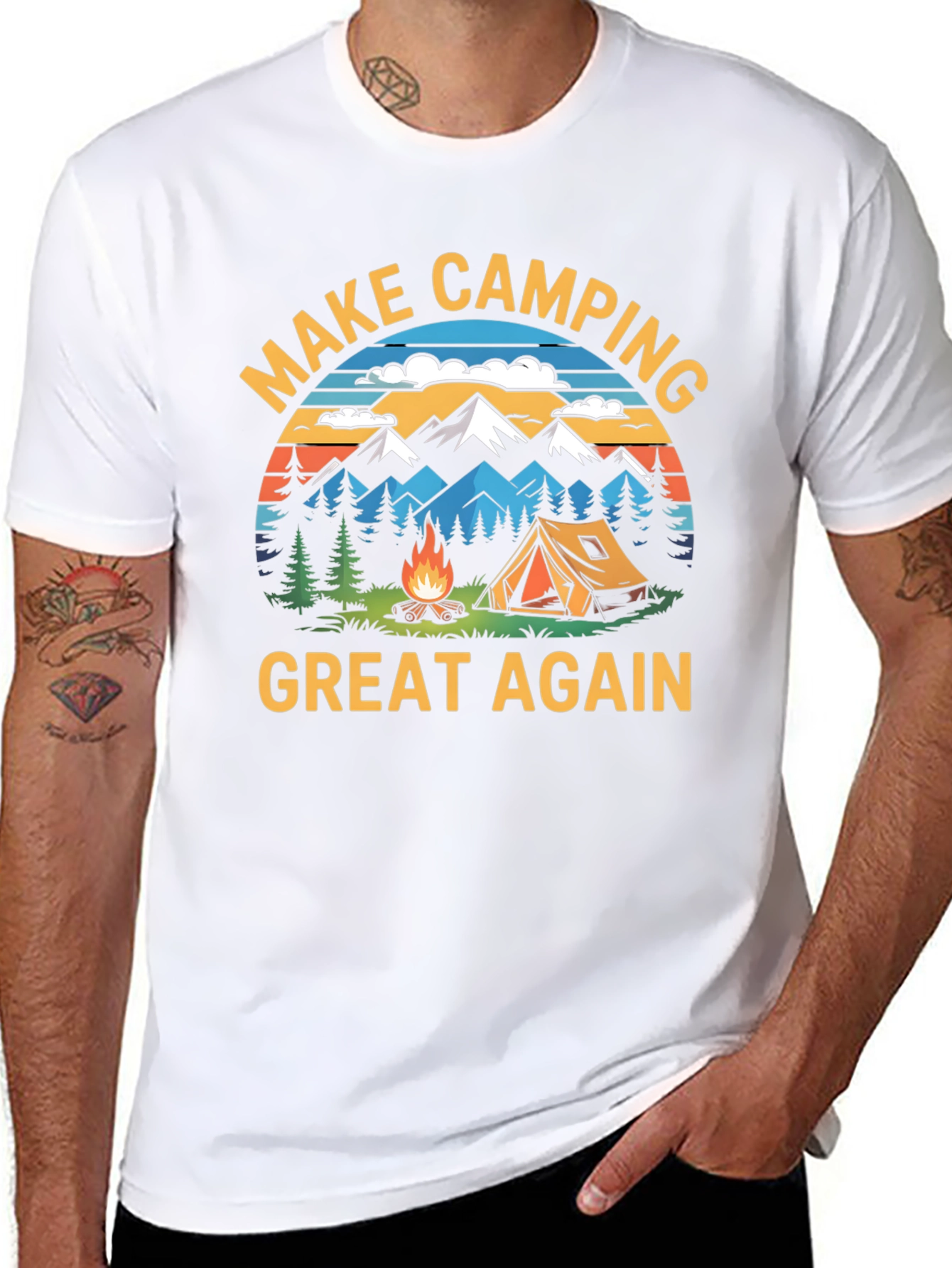 Make Camping Great Again Graphic Tee