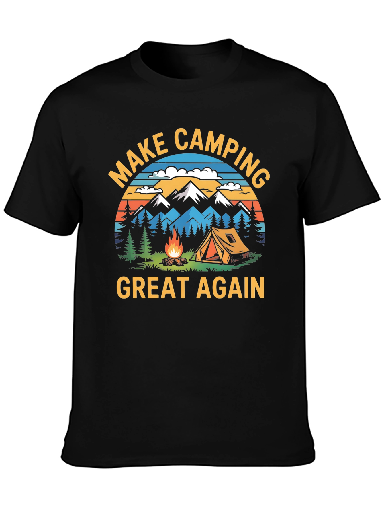 Make Camping Great Again Graphic Tee
