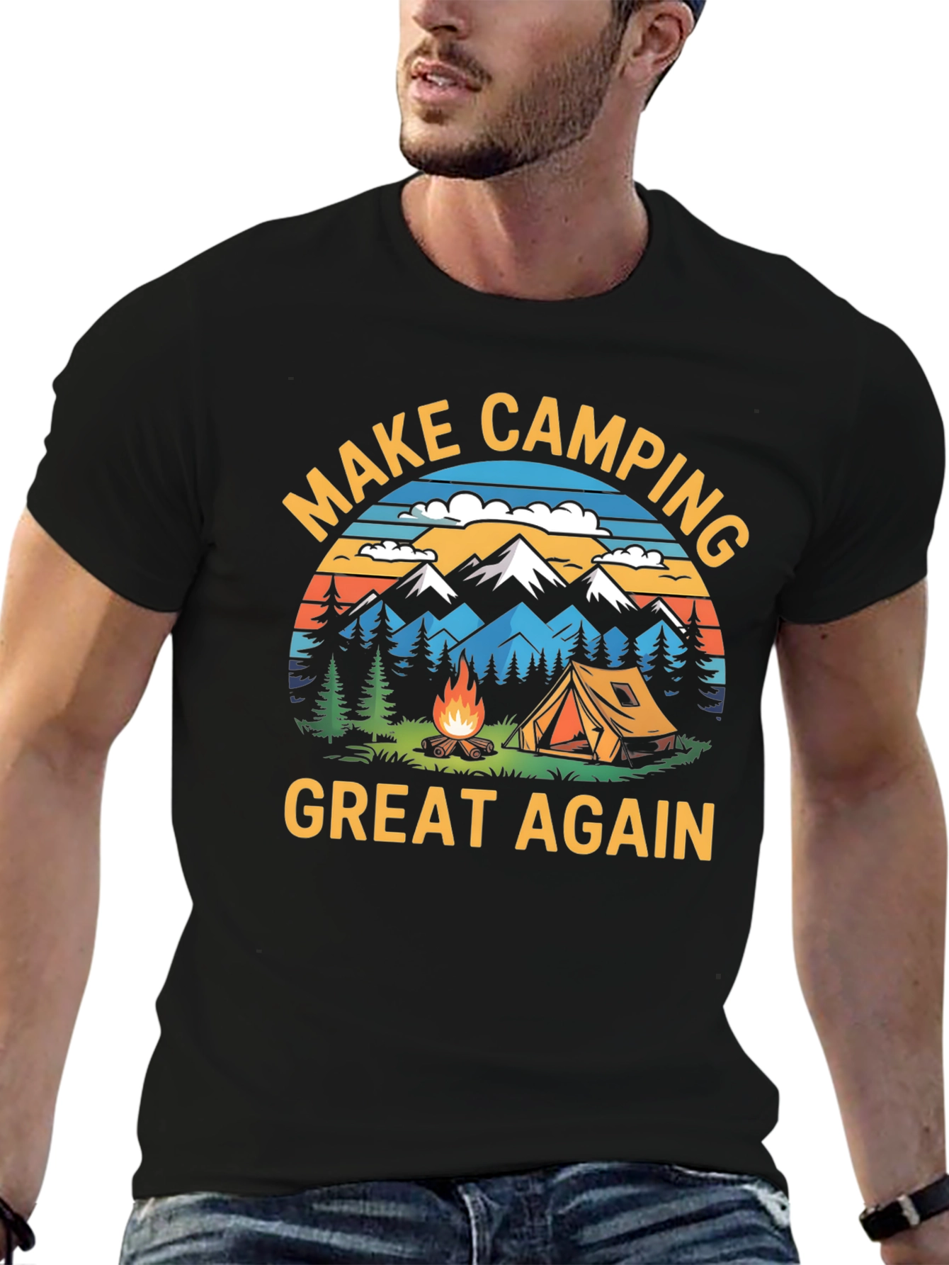 Make Camping Great Again Graphic Tee