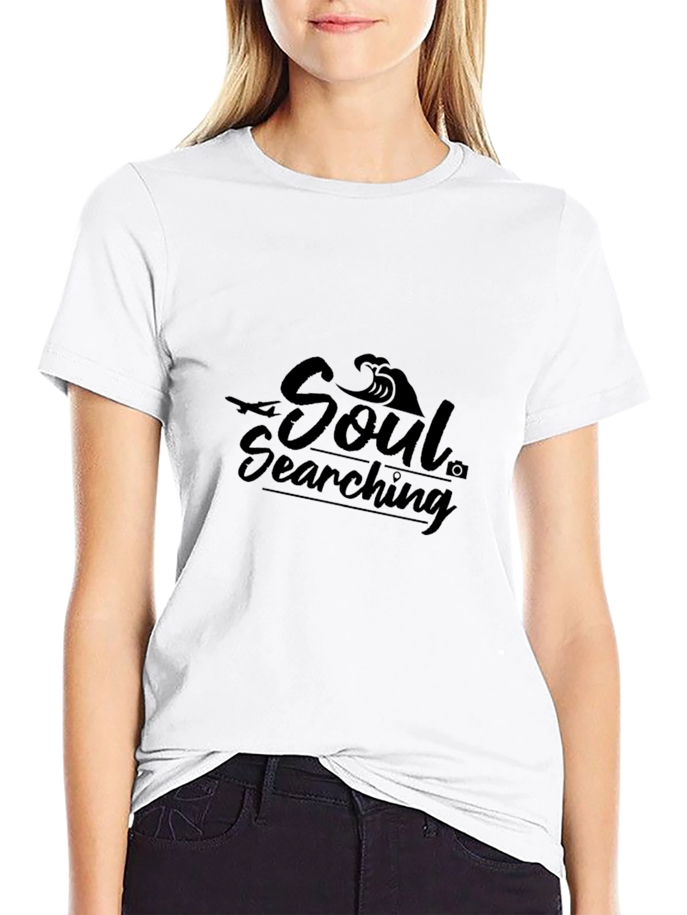 Soul Searching Black Graphic Tee