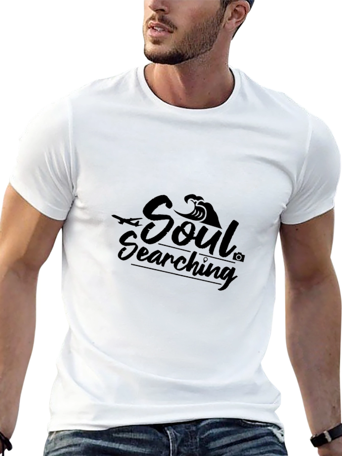Soul Searching Black Graphic Tee