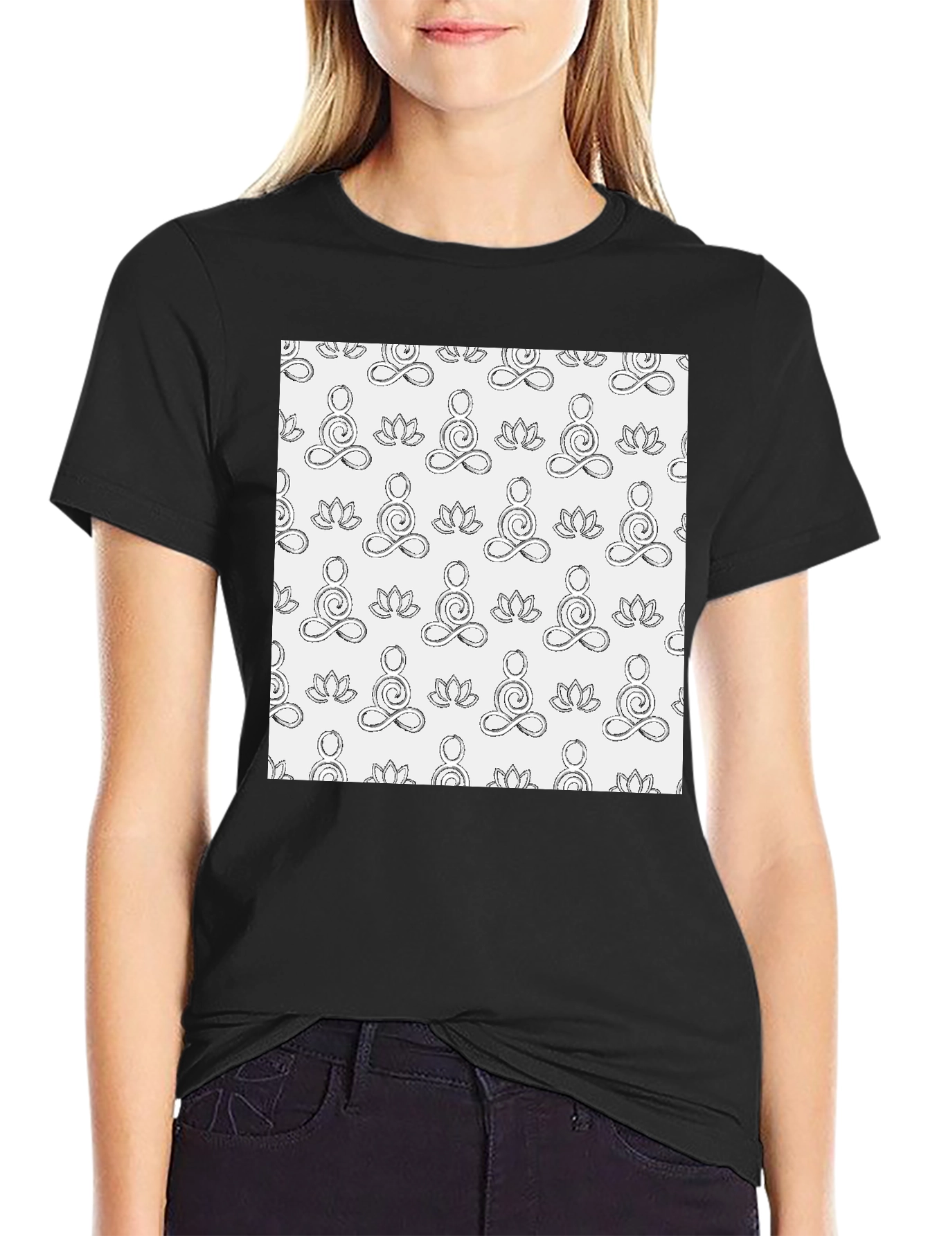 Yoga Pattern T-Shirt