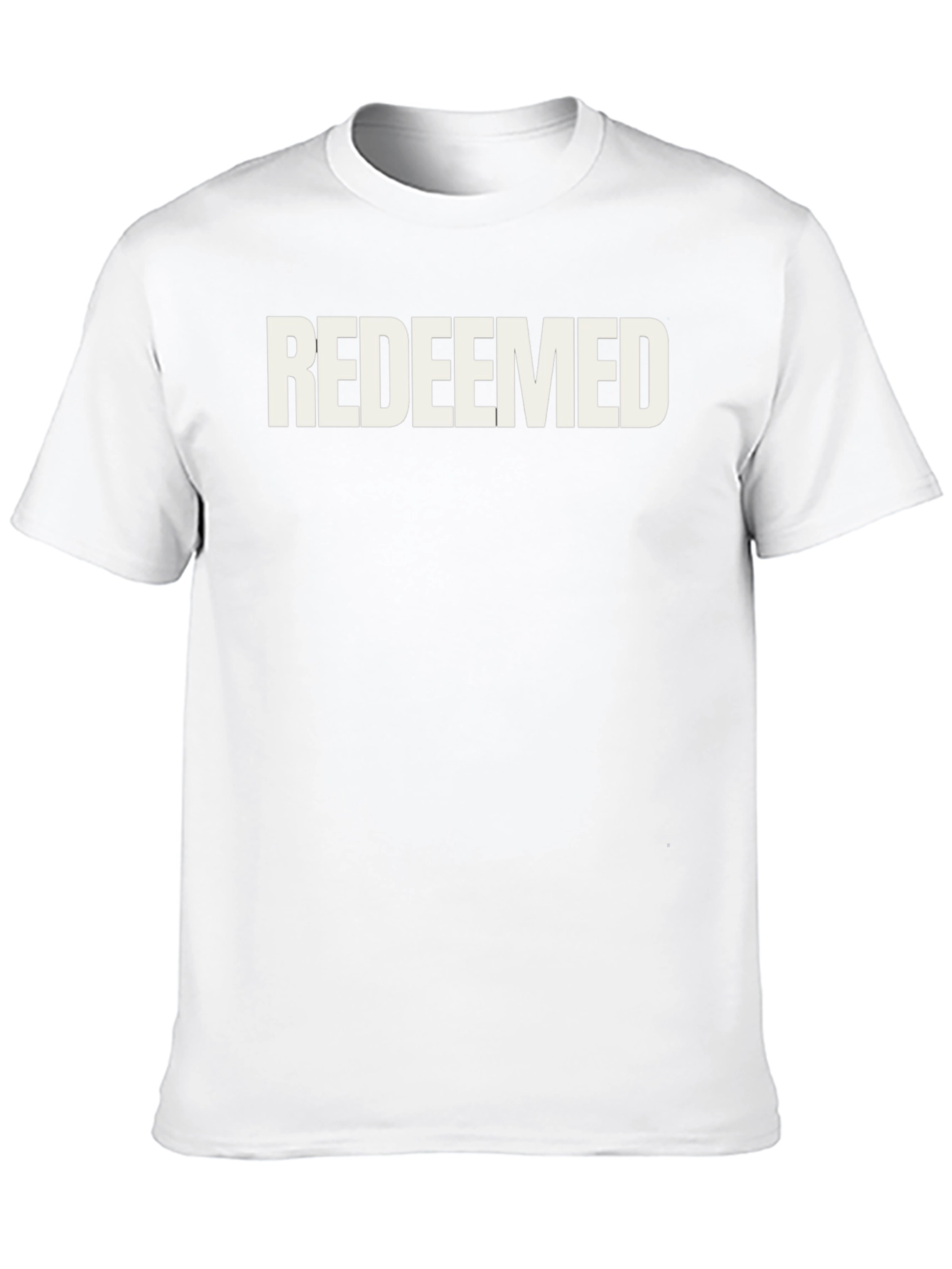 Redeemed Graphic Print Crew Neck T-Shirt