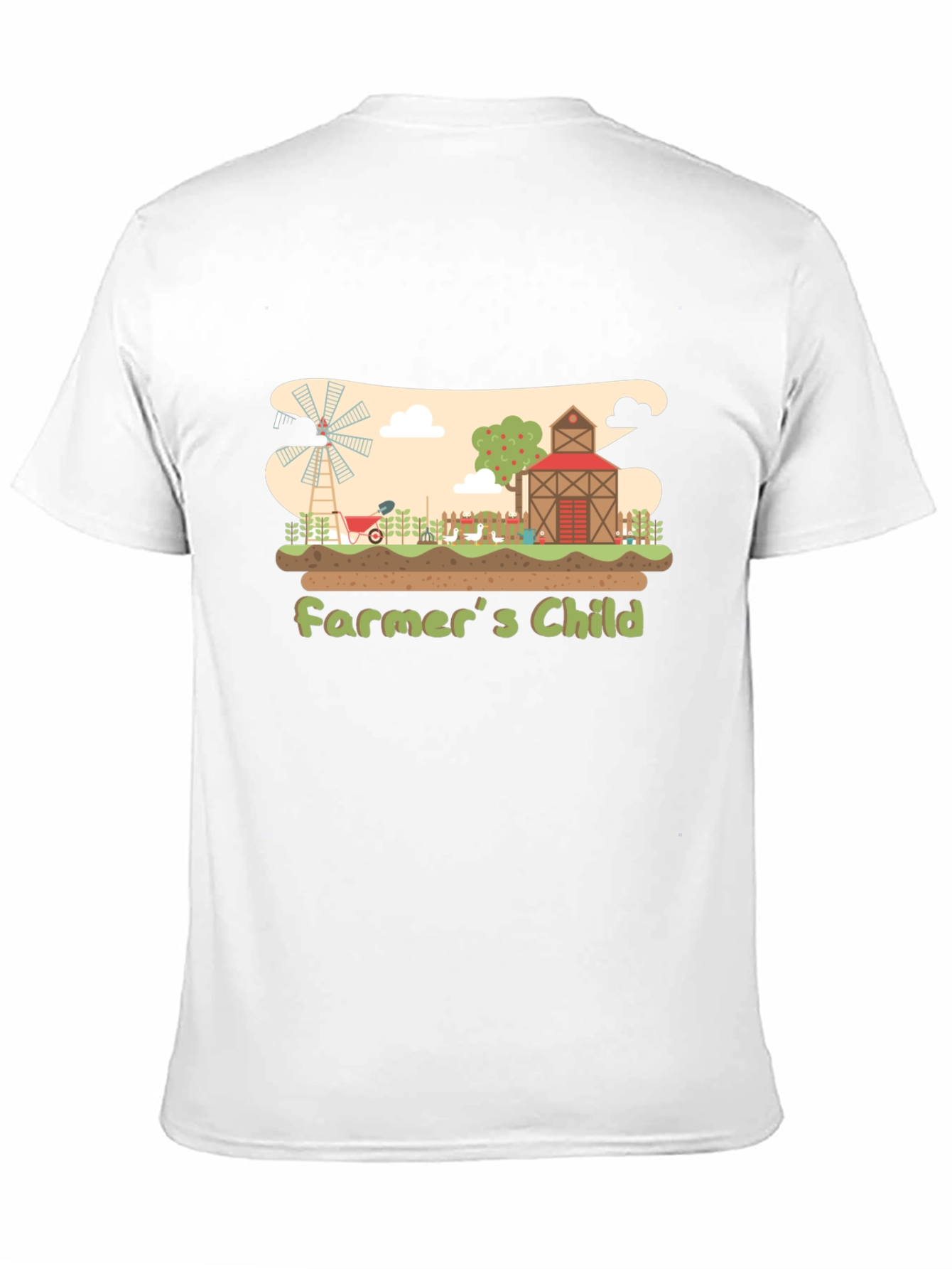 Farmers Child Graphic Black T-Shirt