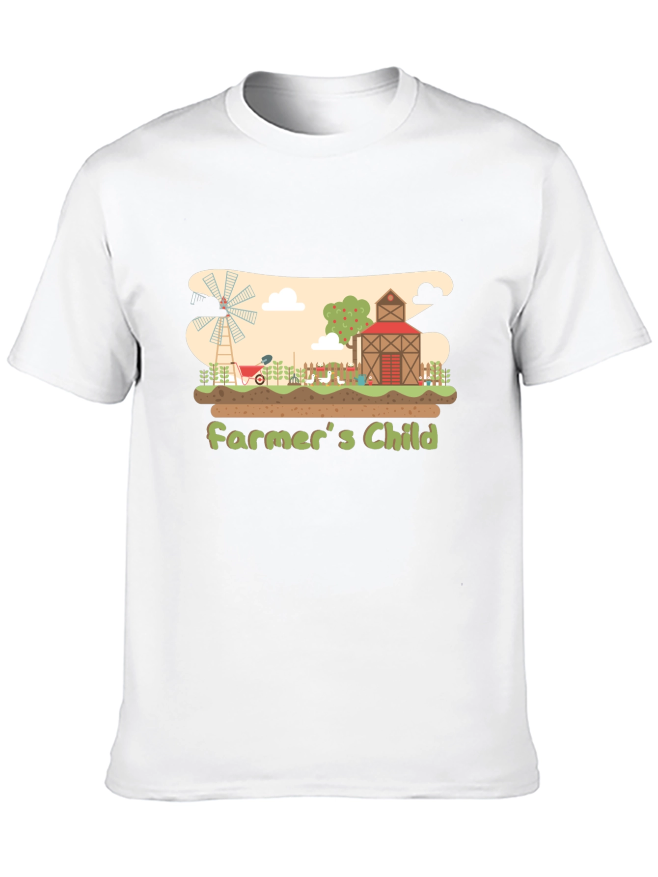 Farmers Child Graphic Black T-Shirt
