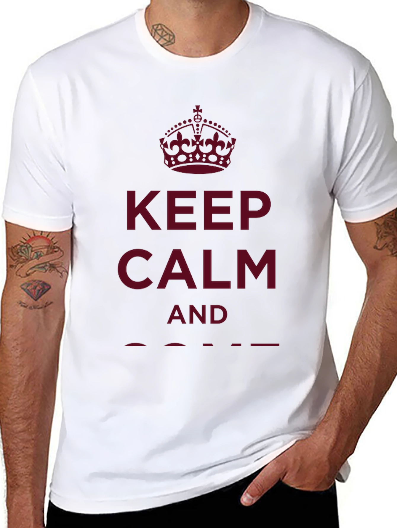 Keep Calm T-Shirt - Stylish Graphic Tee