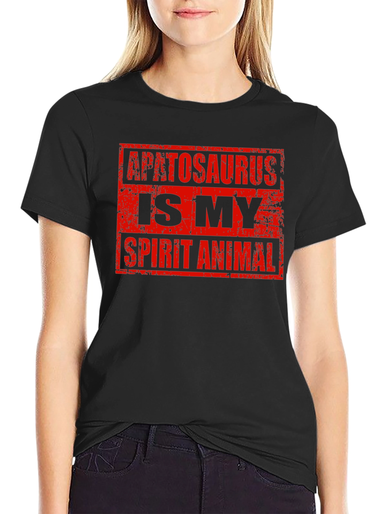 Apatosaurus Spirit Animal Graphic Tee