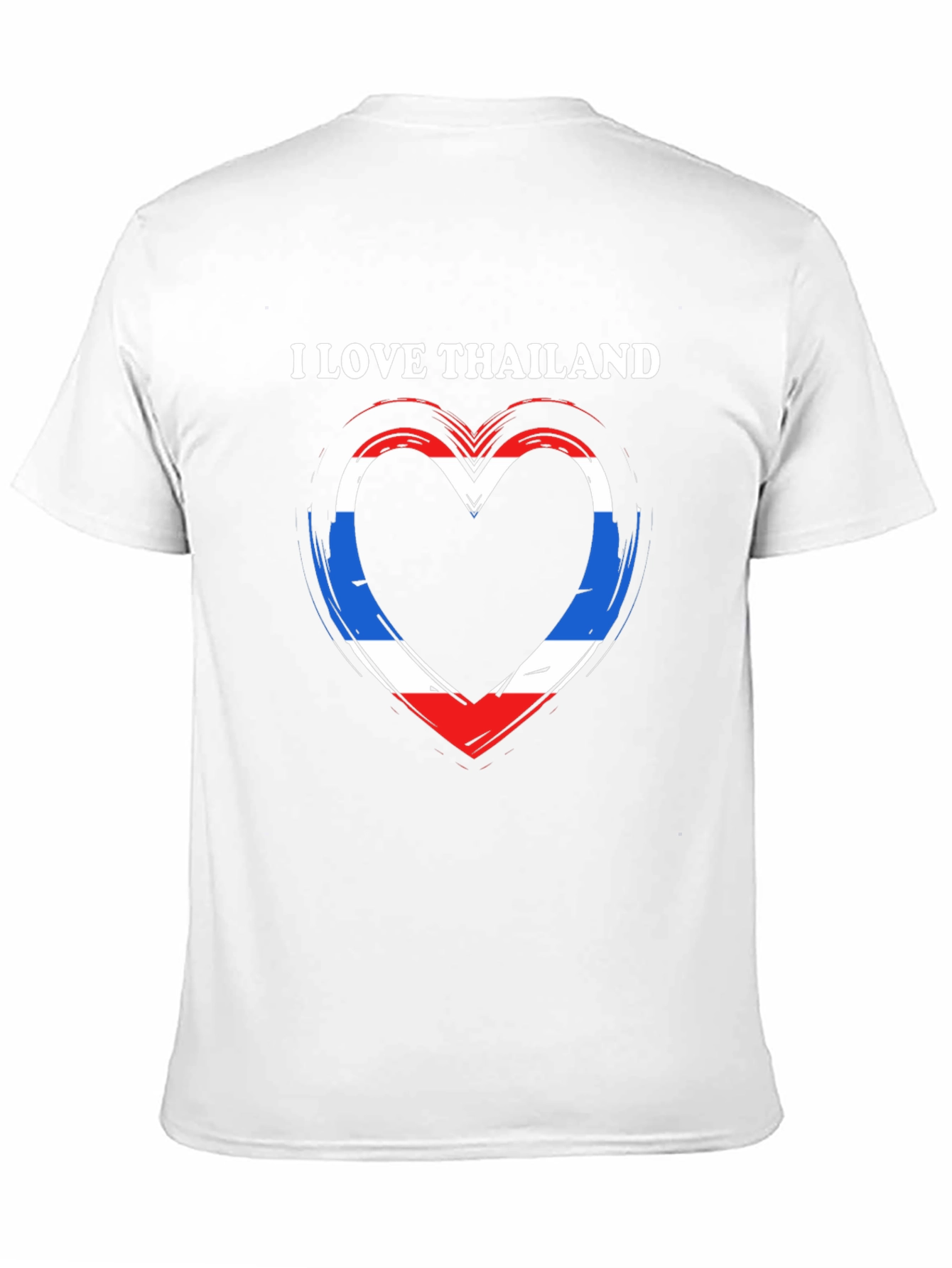 I Love Thailand Flag Heart T-Shirt