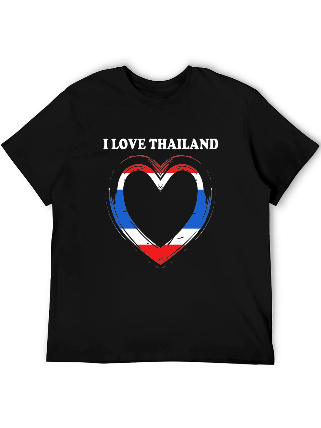 I Love Thailand Flag Heart T-Shirt