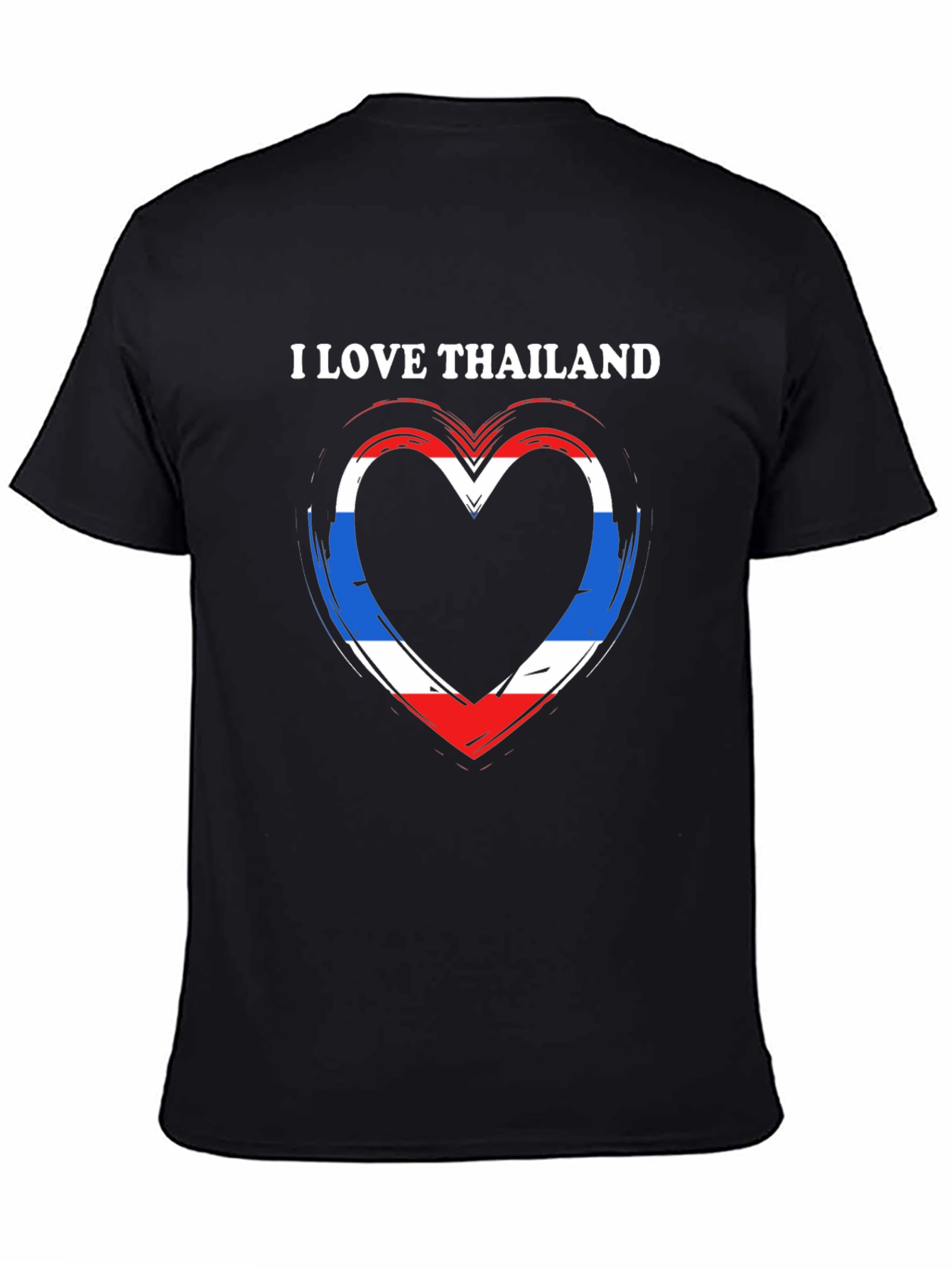 I Love Thailand Flag Heart T-Shirt