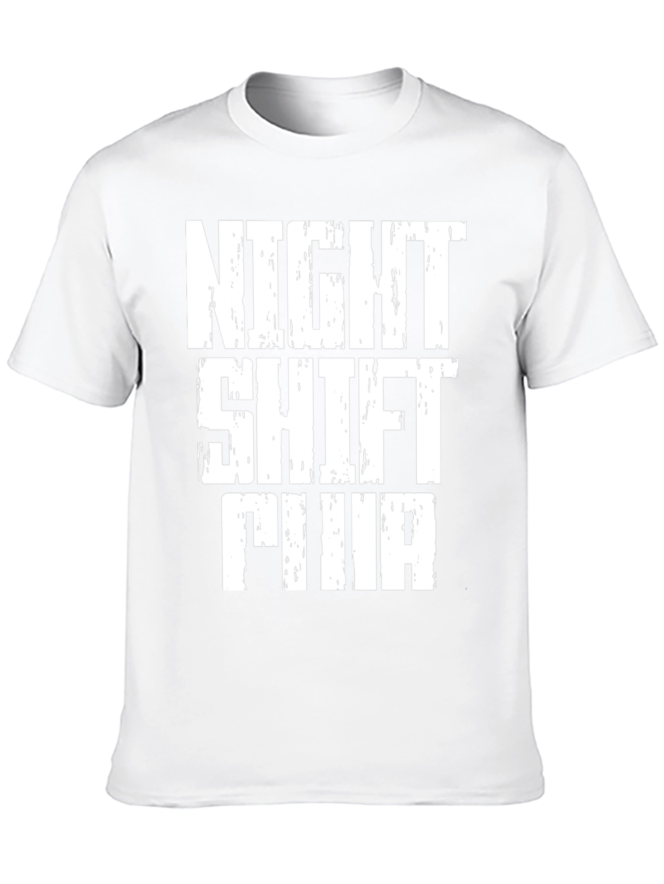 Night Shift FINA Graphic Tee - Black Cotton T-Shirt