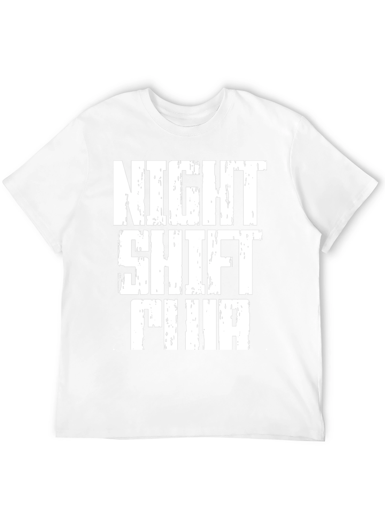 Night Shift FINA Graphic Tee - Black Cotton T-Shirt
