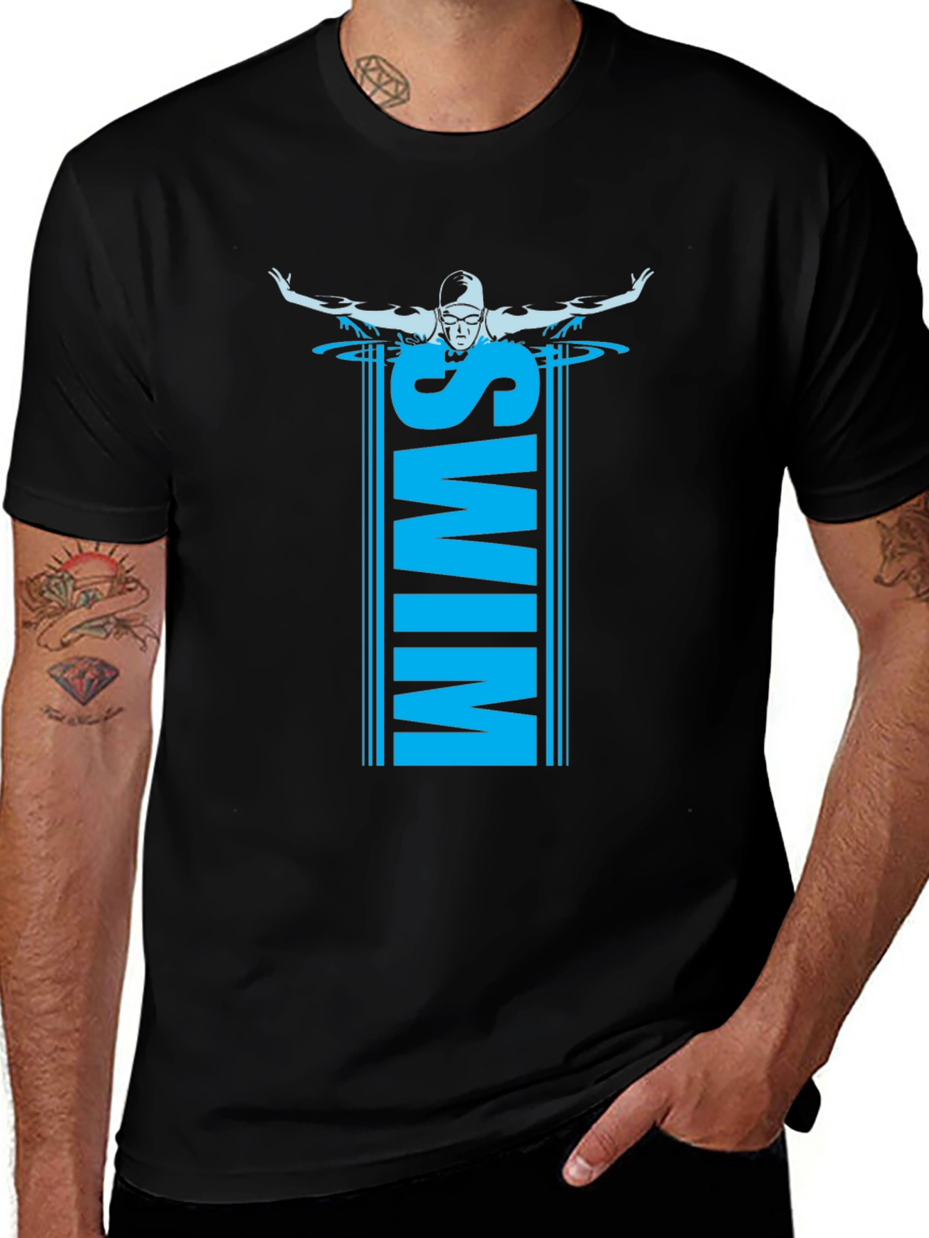 Swim T-Shirt: Athlete Design