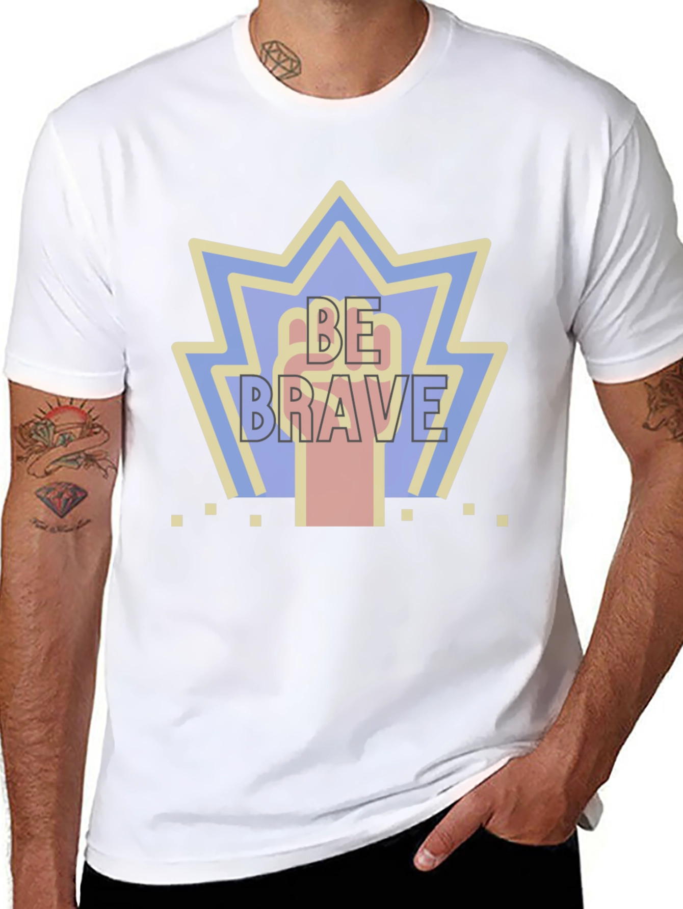 Be Brave Graphic Tee - Stylish & Comfortable