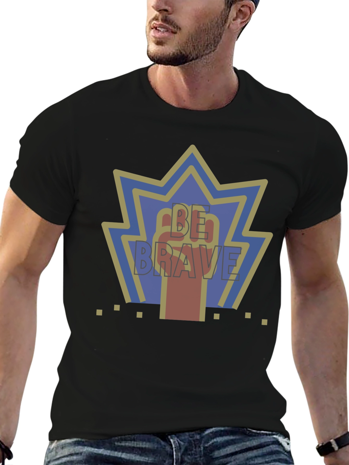Be Brave Graphic Tee - Stylish & Comfortable