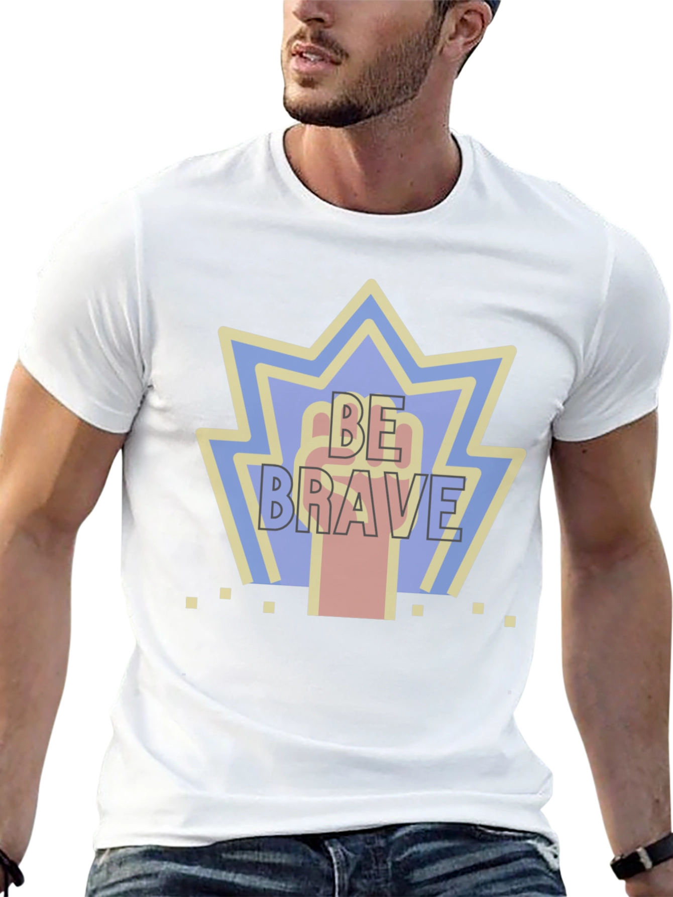 Be Brave Graphic Tee - Stylish & Comfortable