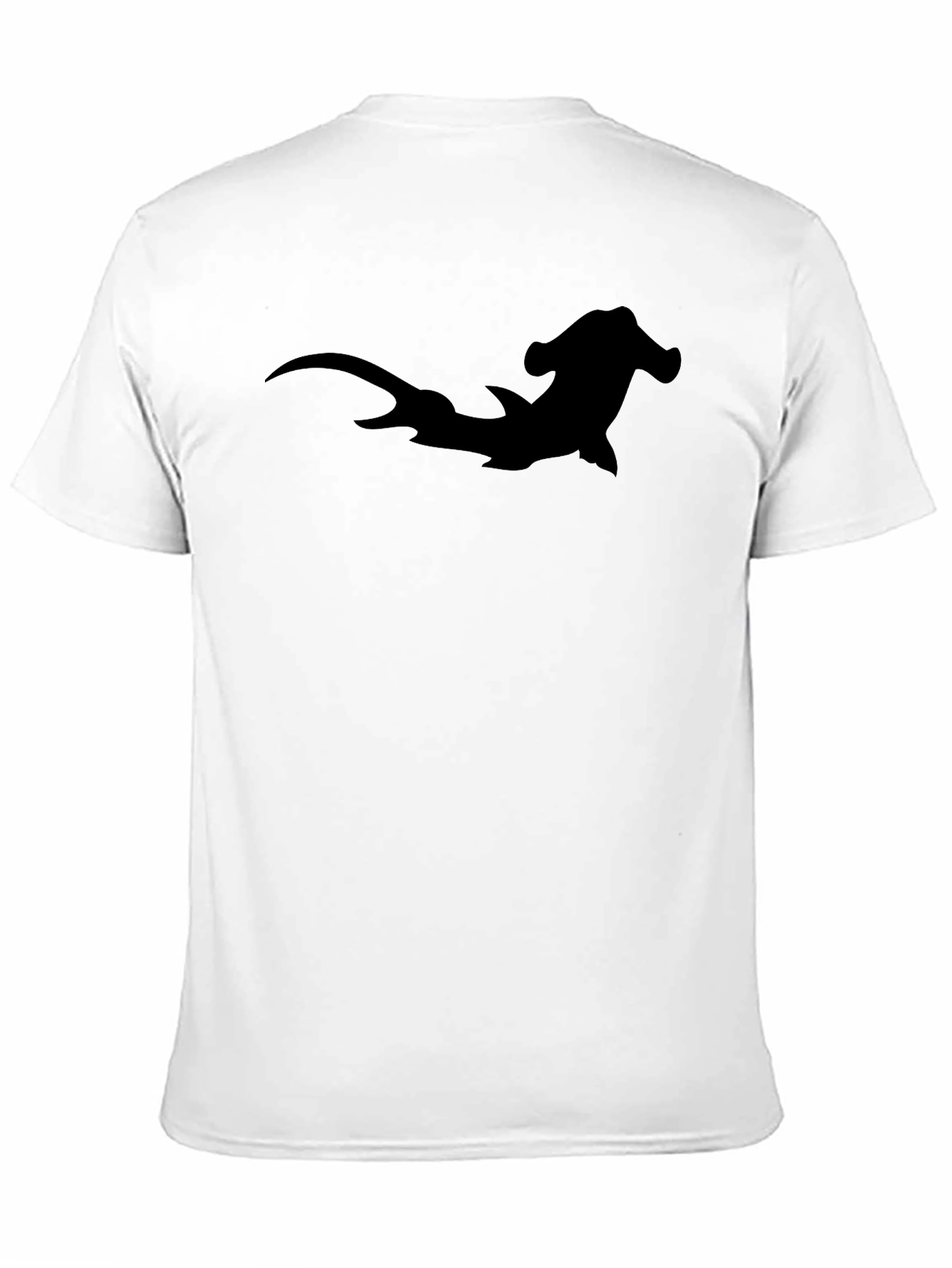 Hammerhead Shark Graphic Tee - Black