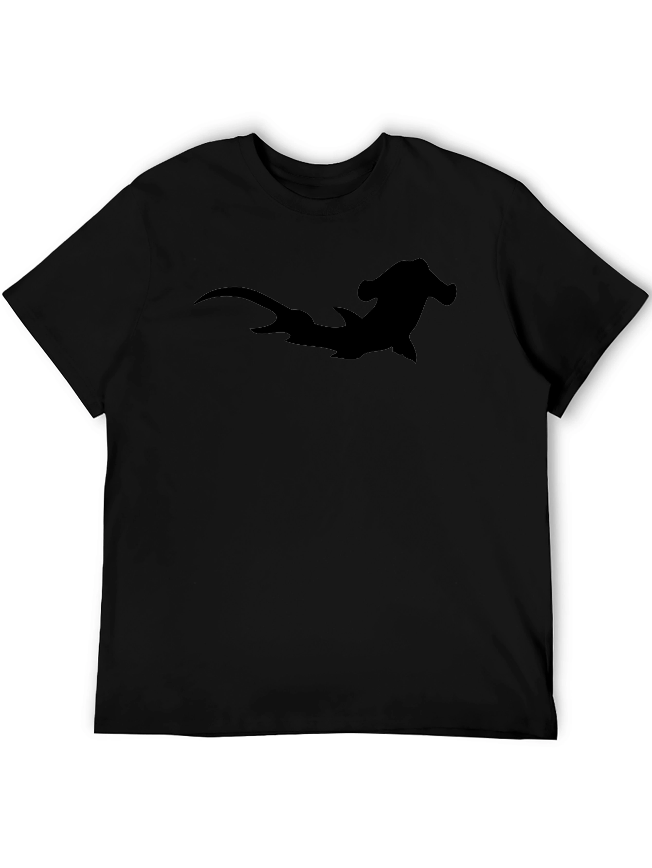 Hammerhead Shark Graphic Tee - Black