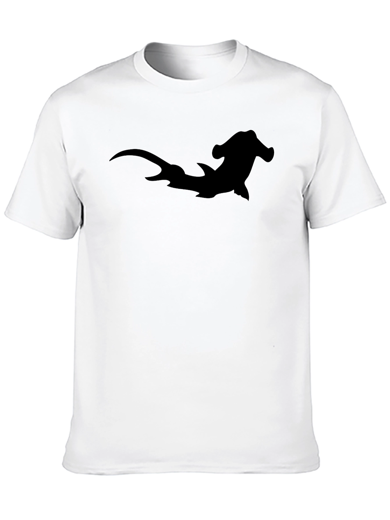 Hammerhead Shark Graphic Tee - Black
