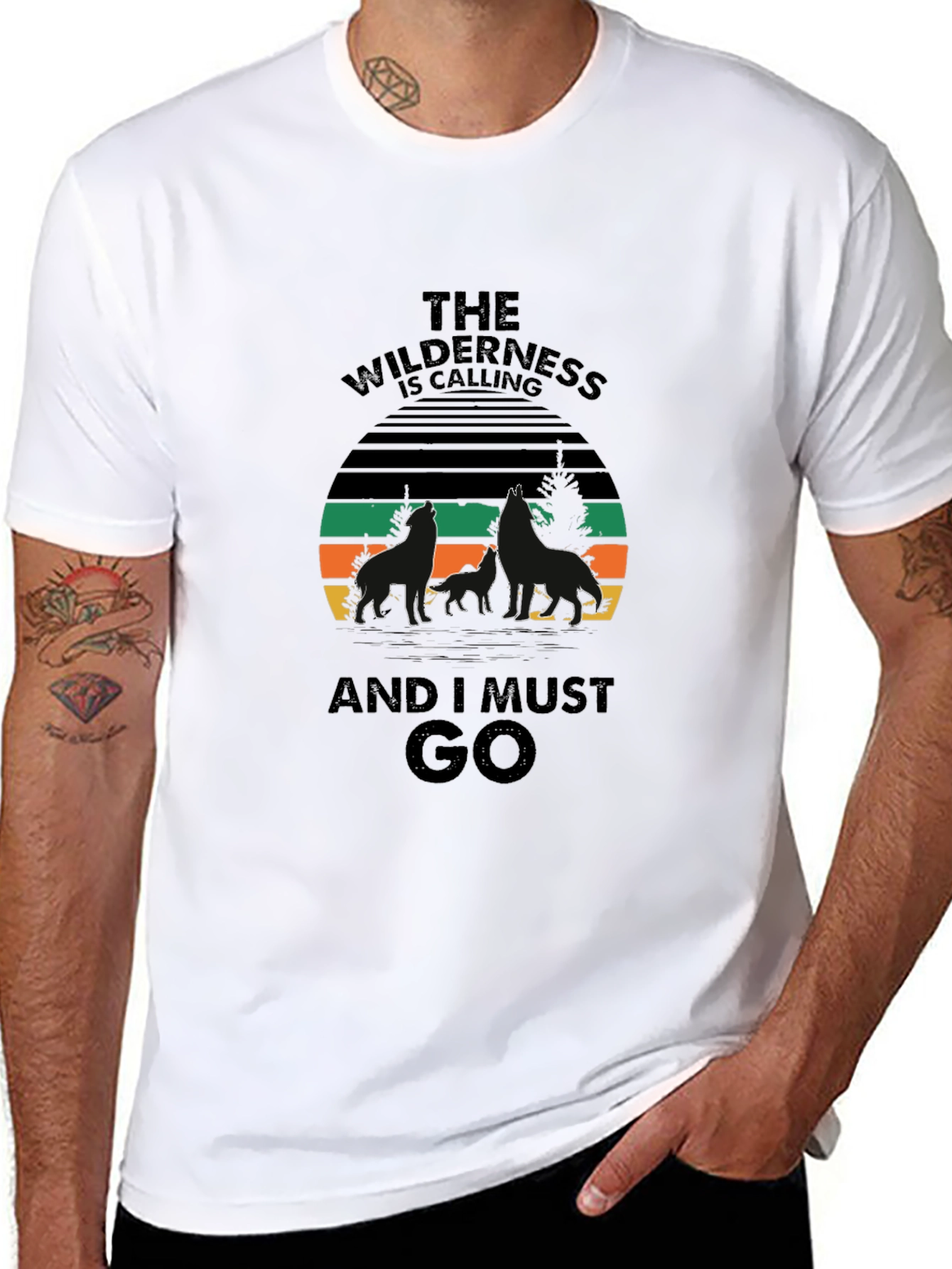 Wilderness Calling T-Shirt - Nature Adventure Tee