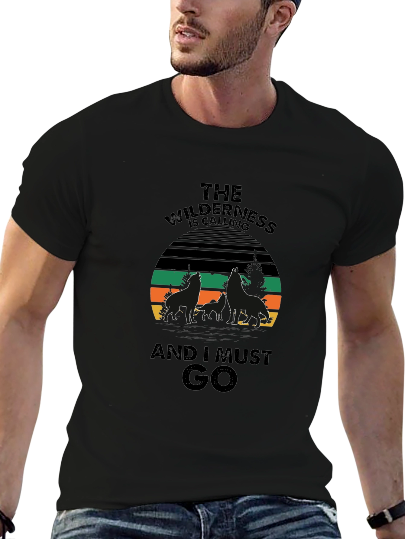 Wilderness Calling T-Shirt - Nature Adventure Tee