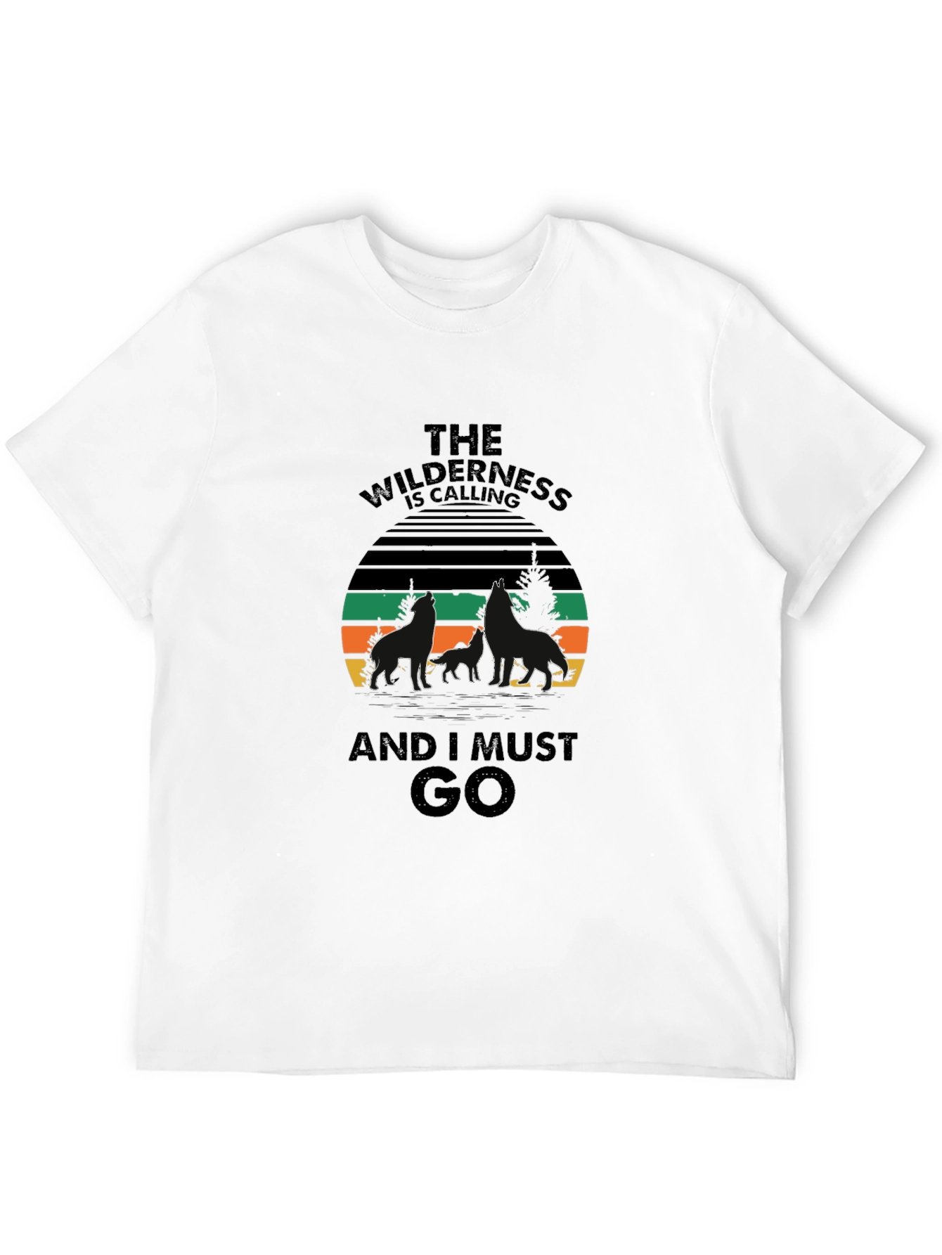 Wilderness Calling T-Shirt - Nature Adventure Tee