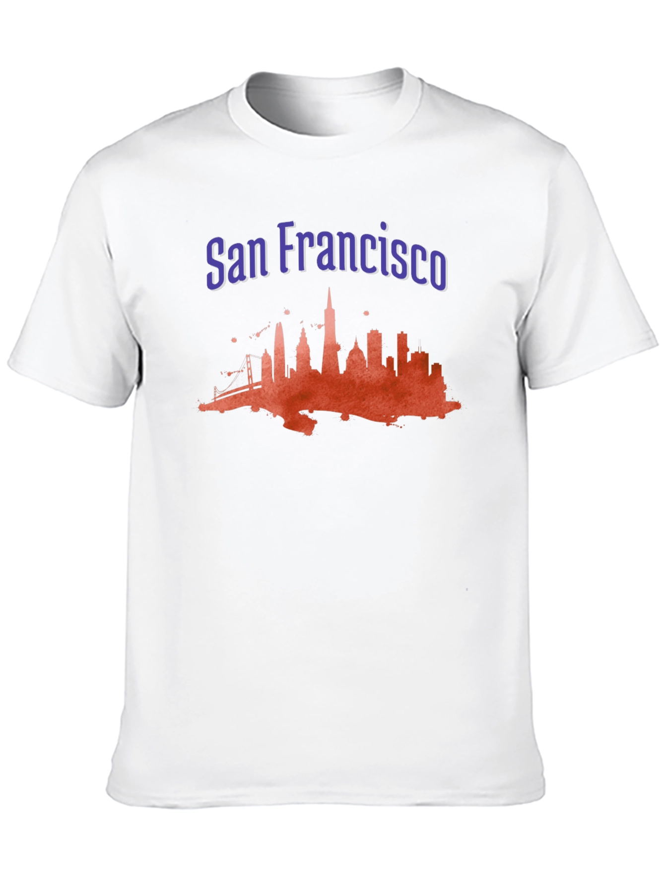 San Francisco Skyline Black Graphic Tee