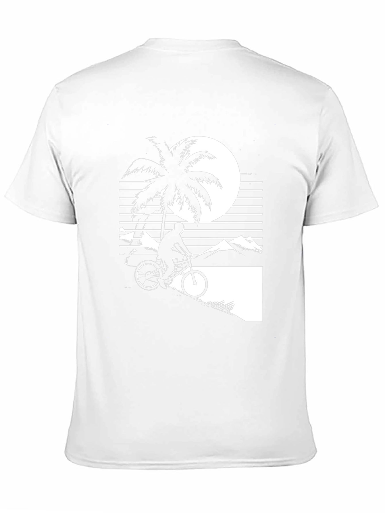 Sunset Biker T-Shirt - Retro Beach Style