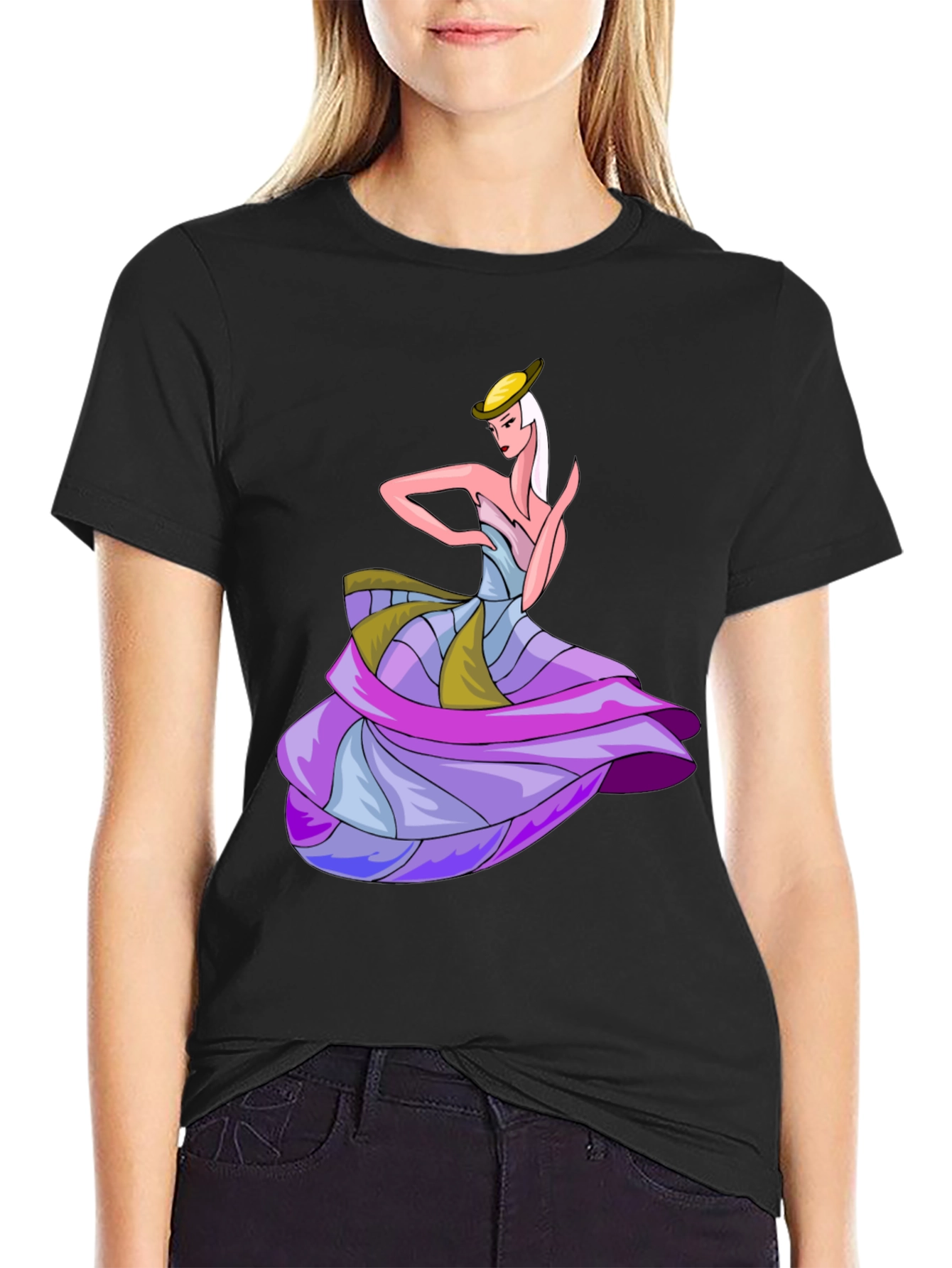 Elegant Dancer Graphic T-Shirt