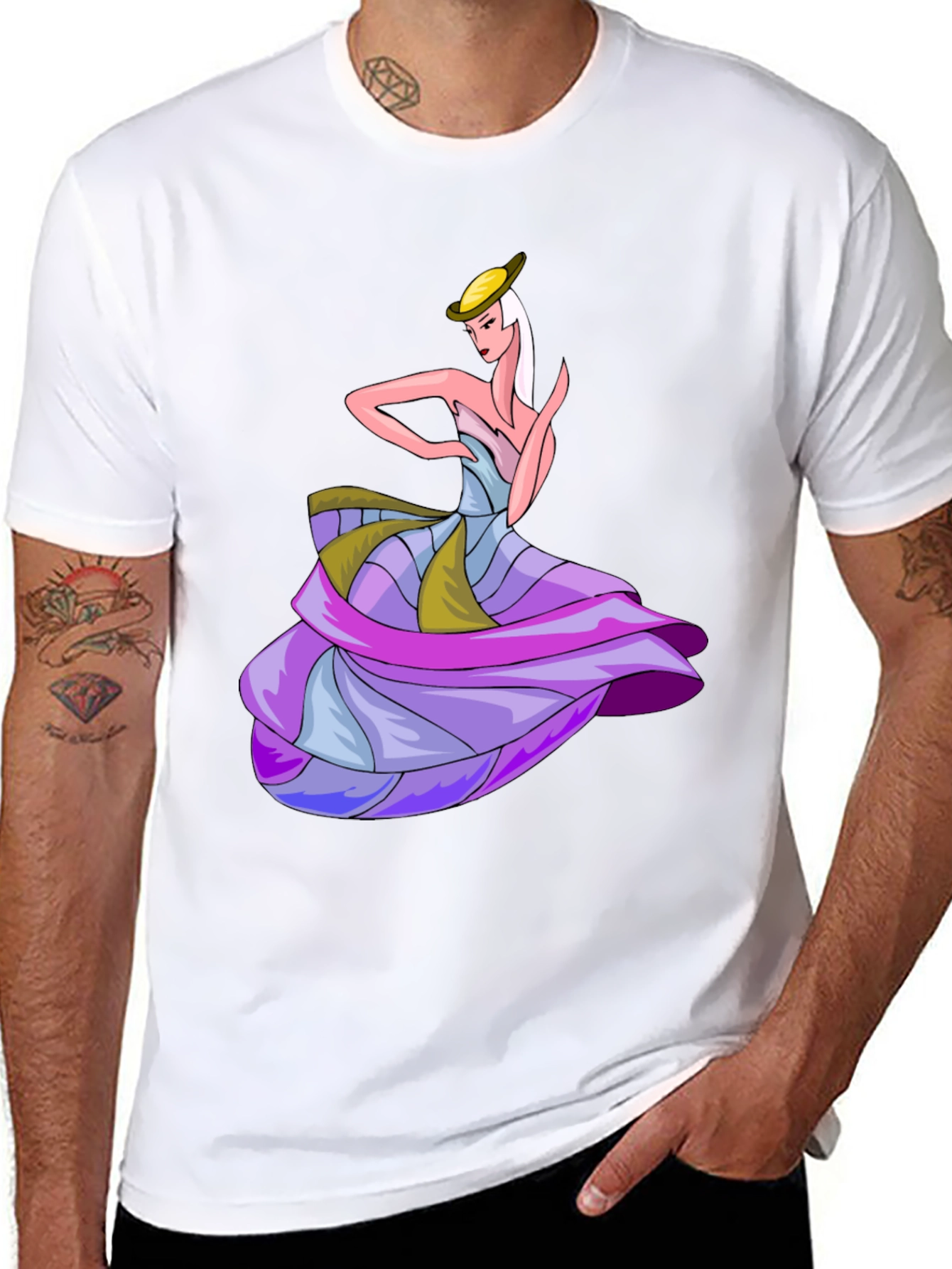Elegant Dancer Graphic T-Shirt